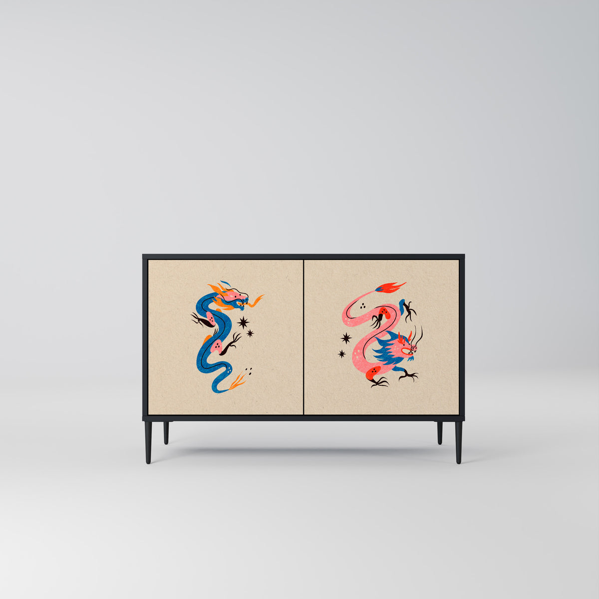 MYTHOLOGICAL CREATURES Aparador de 2 Portas
