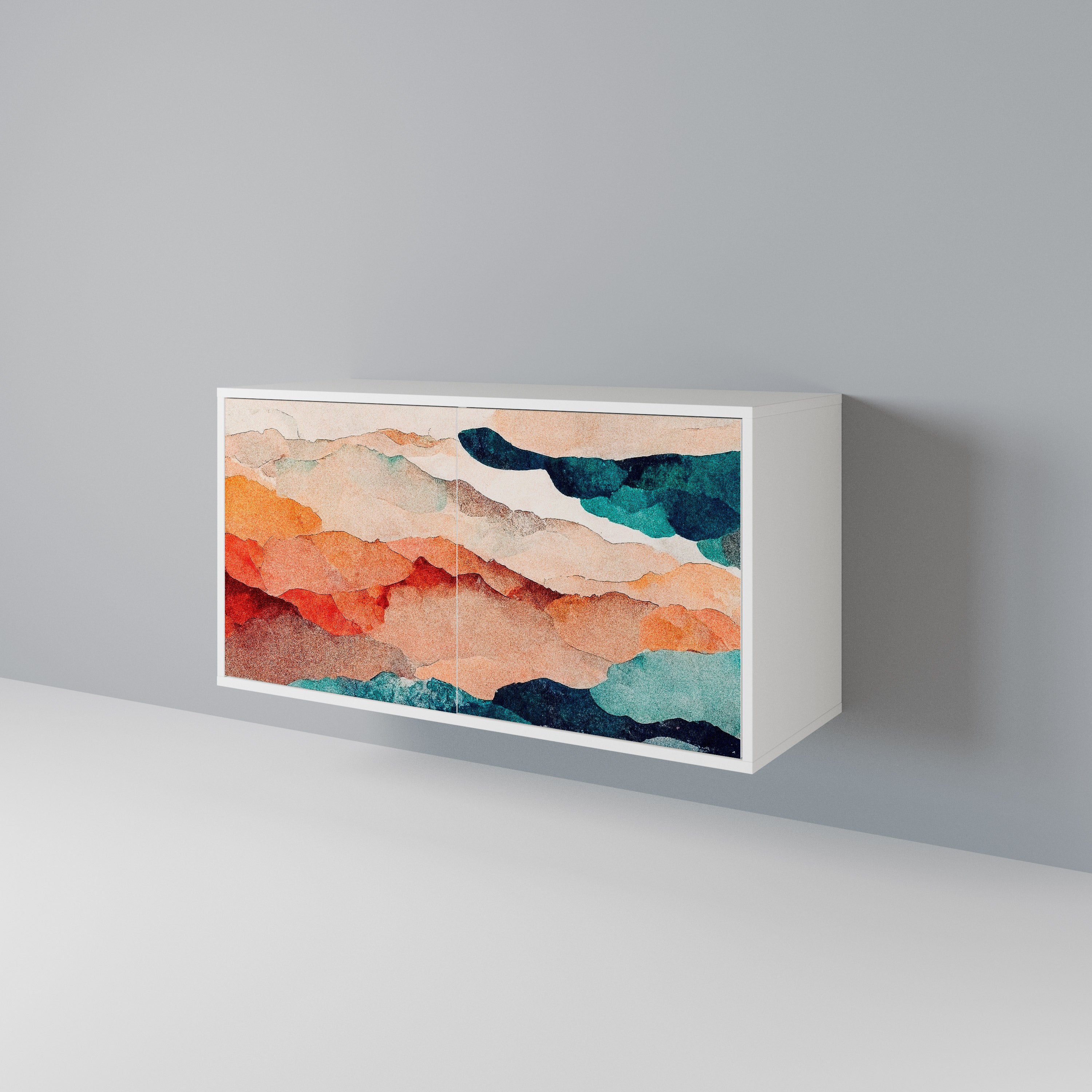 ABSTRACT LANDSCAPE 2-Door Sideboard