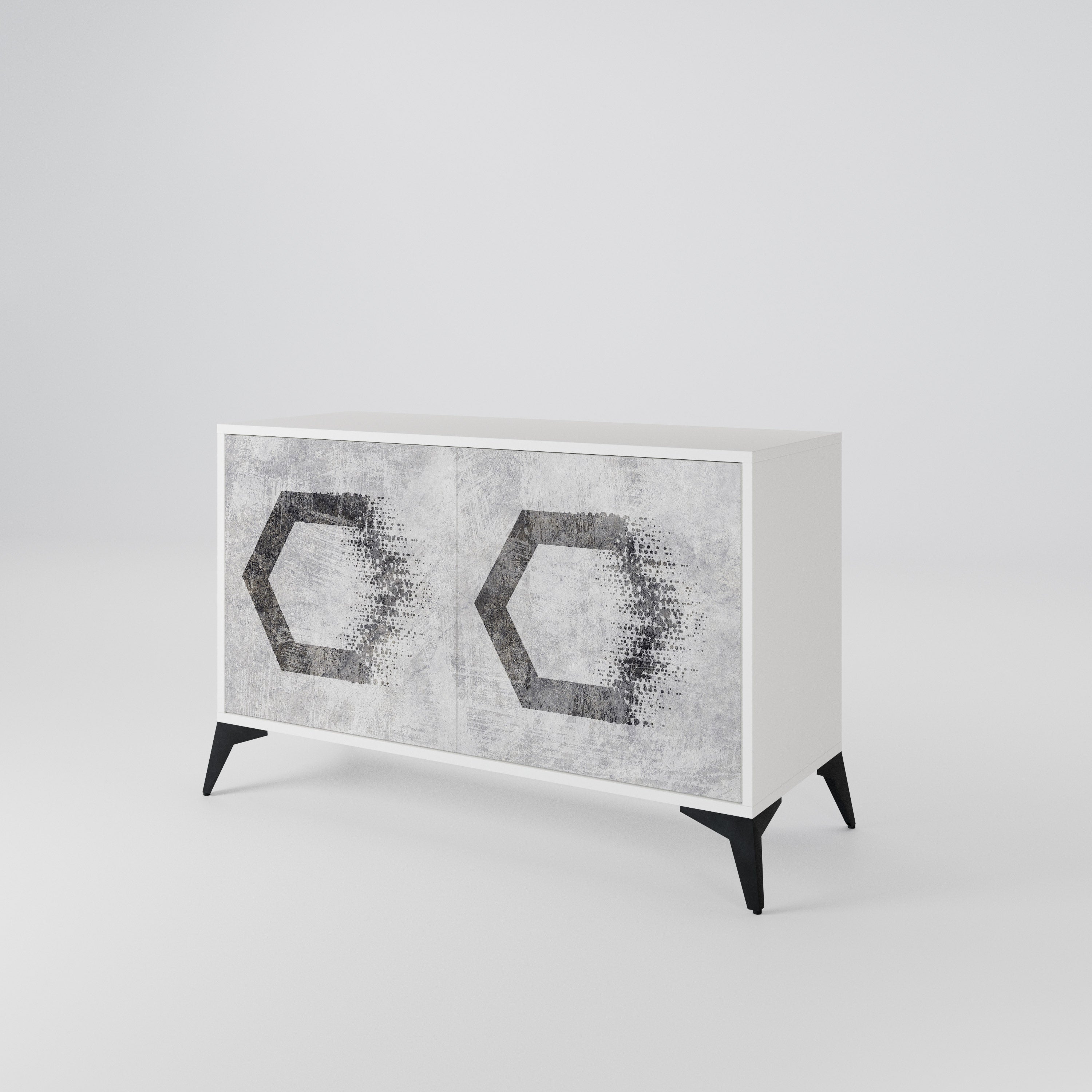 HEXAGONAL FIGURES 2-Door Sideboard