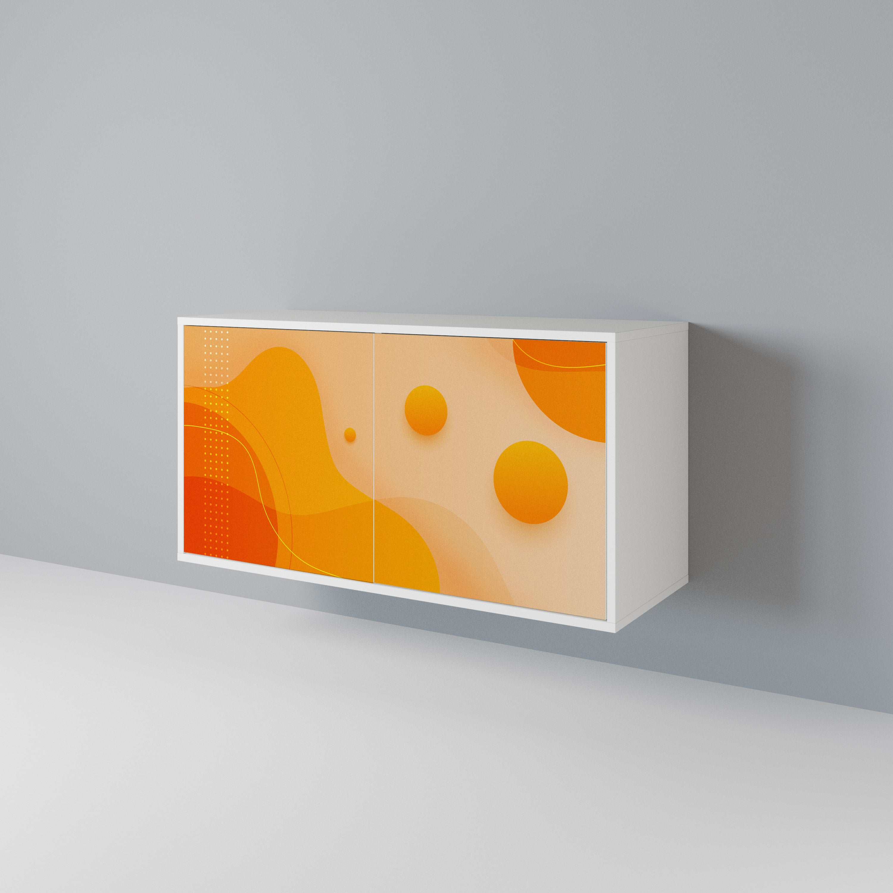 ORANGE ARRANGEMENT Aparador de 2 Portas