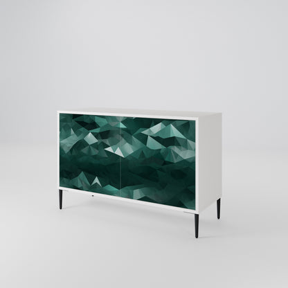 POLYGONAL FLOATING Aparador de 2 Portas