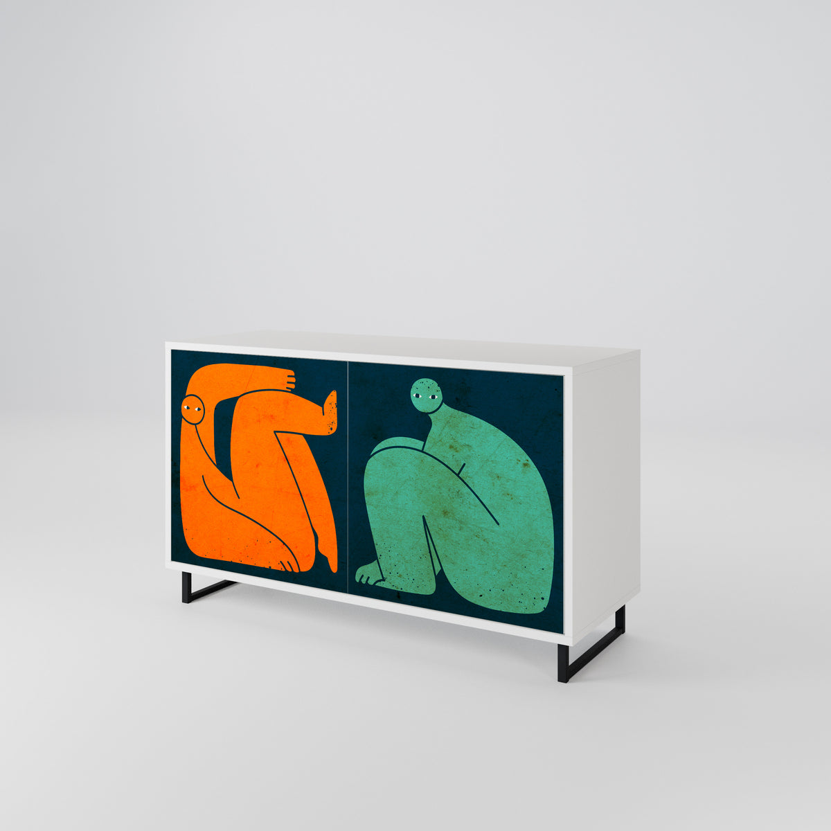 TOGETHER BUT SEPARATELY 2-Door Sideboard