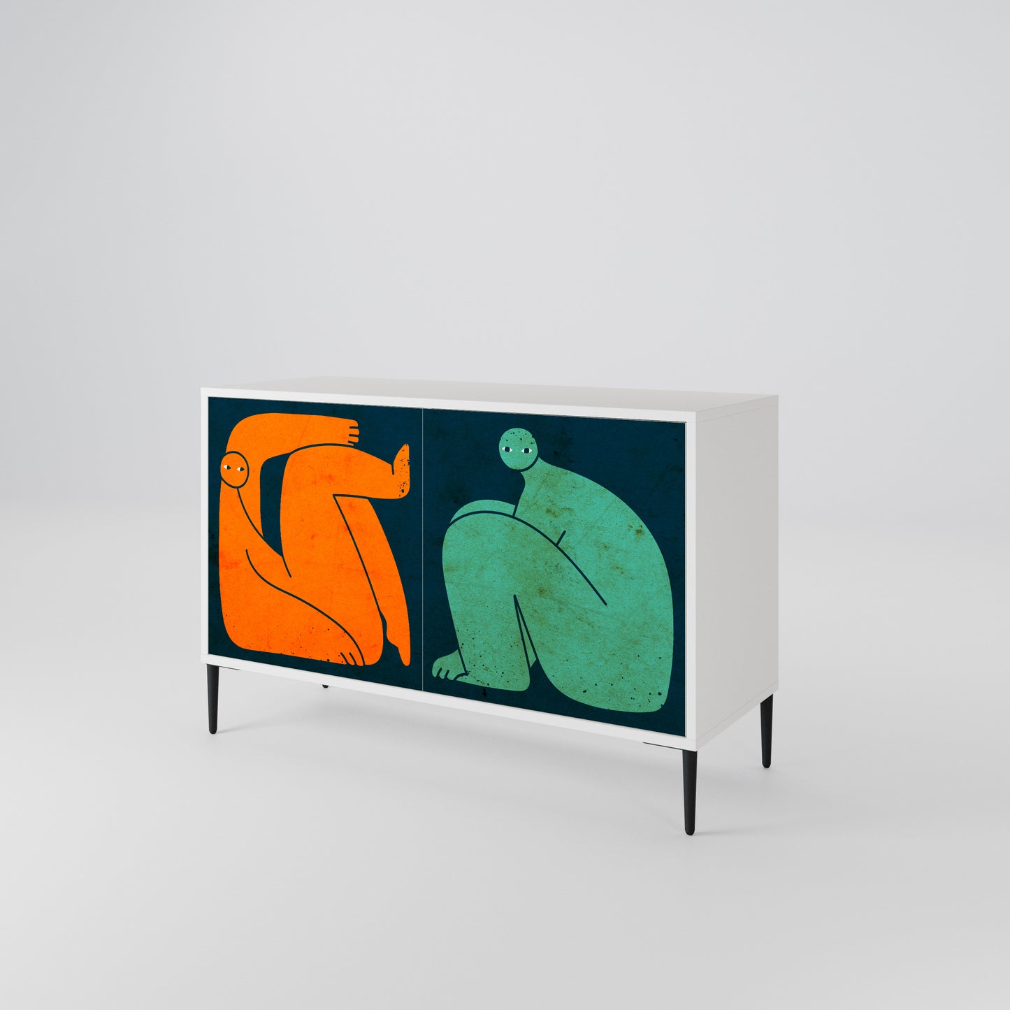 TOGETHER BUT SEPARATELY 2-Door Sideboard