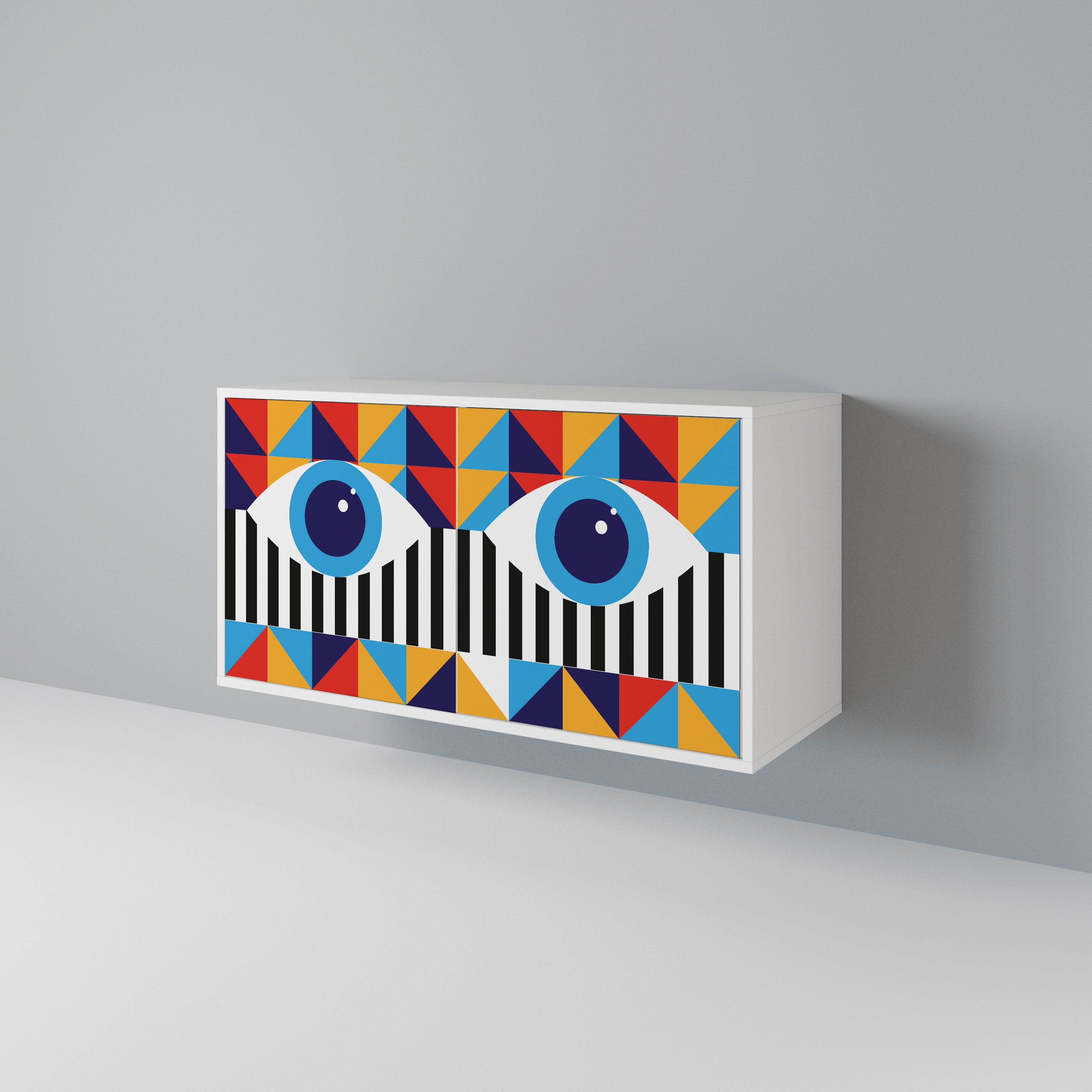ABSTRACTION AND GEOMETRY Aparador de 2 Portas