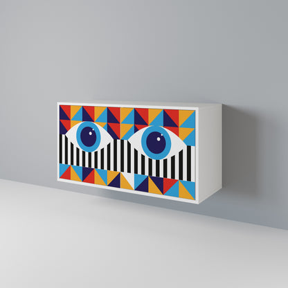 ABSTRACTION AND GEOMETRY Aparador de 2 Portas