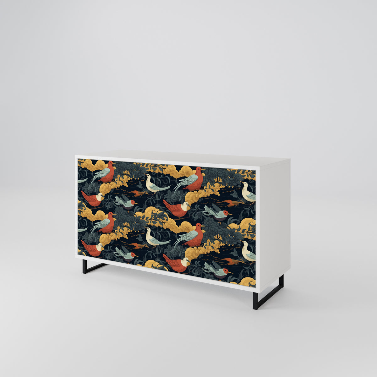 FOWLY DAZE Aparador de 2 Portas