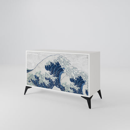 THE GREAT WAVE AT KANAGAWA Aparador de 2 Portas