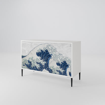 THE GREAT WAVE AT KANAGAWA Aparador de 2 Portas