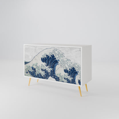 THE GREAT WAVE AT KANAGAWA Aparador de 2 Portas