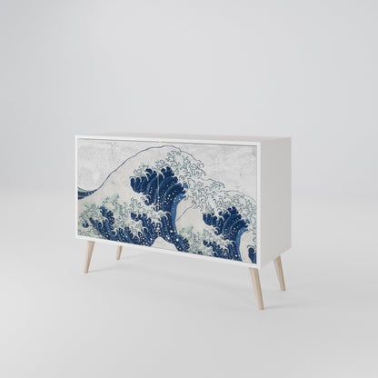 THE GREAT WAVE AT KANAGAWA Aparador de 2 Portas