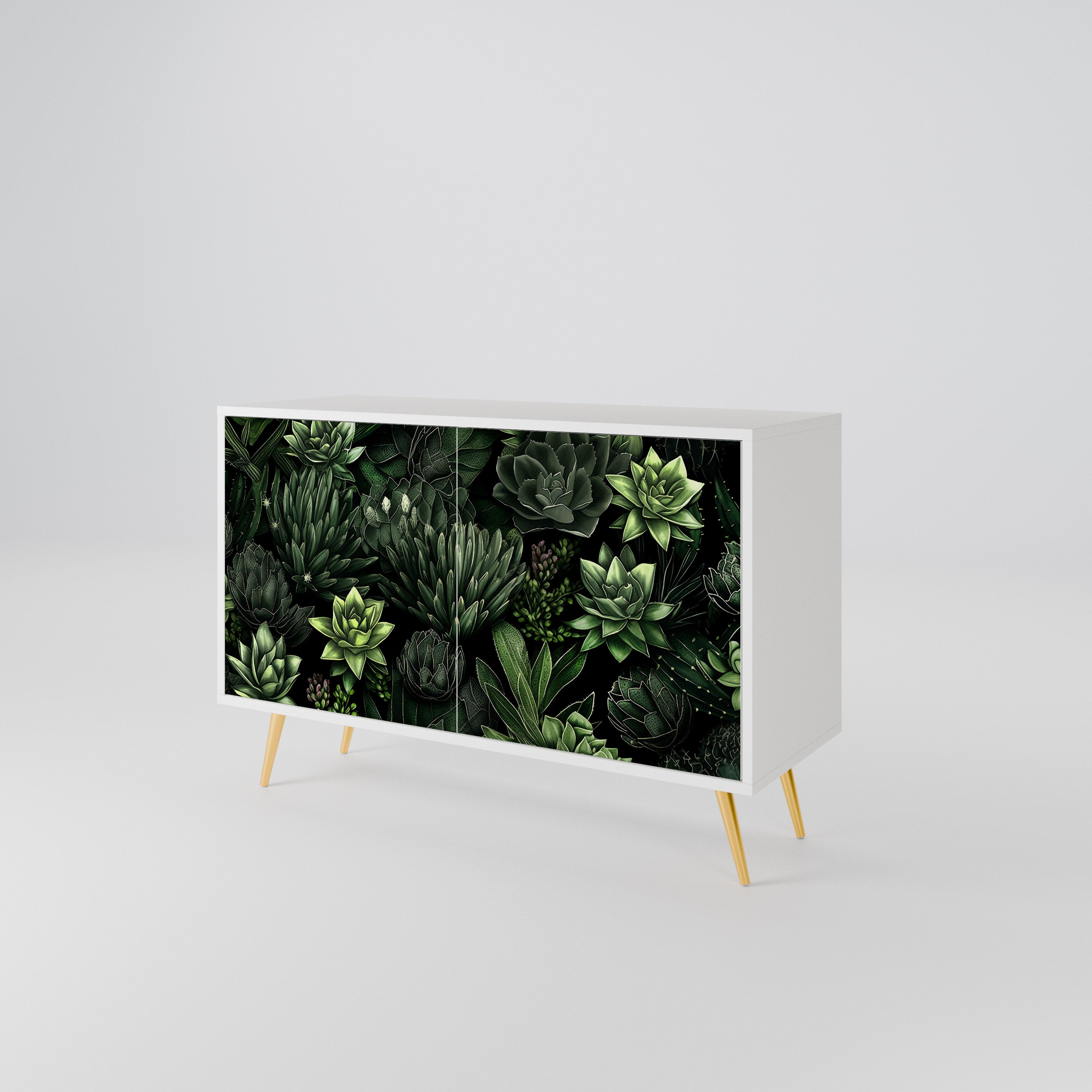 SUCCULENT JUNGLE 2-Door Sideboard