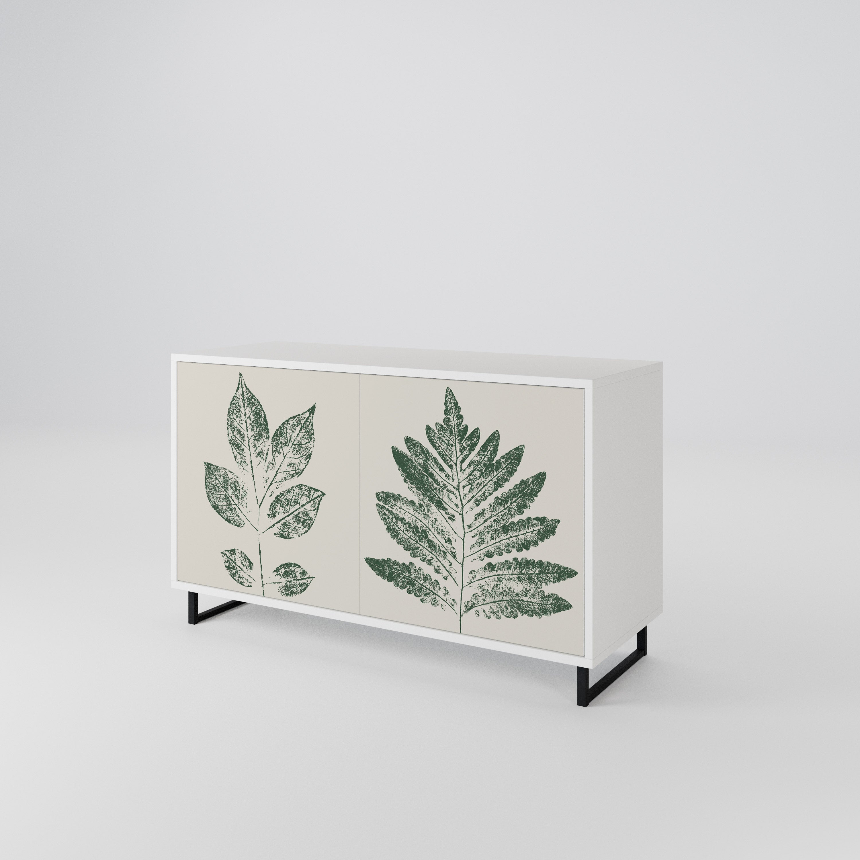 GREEN LEAFY STAMPS 2-Door Sideboard