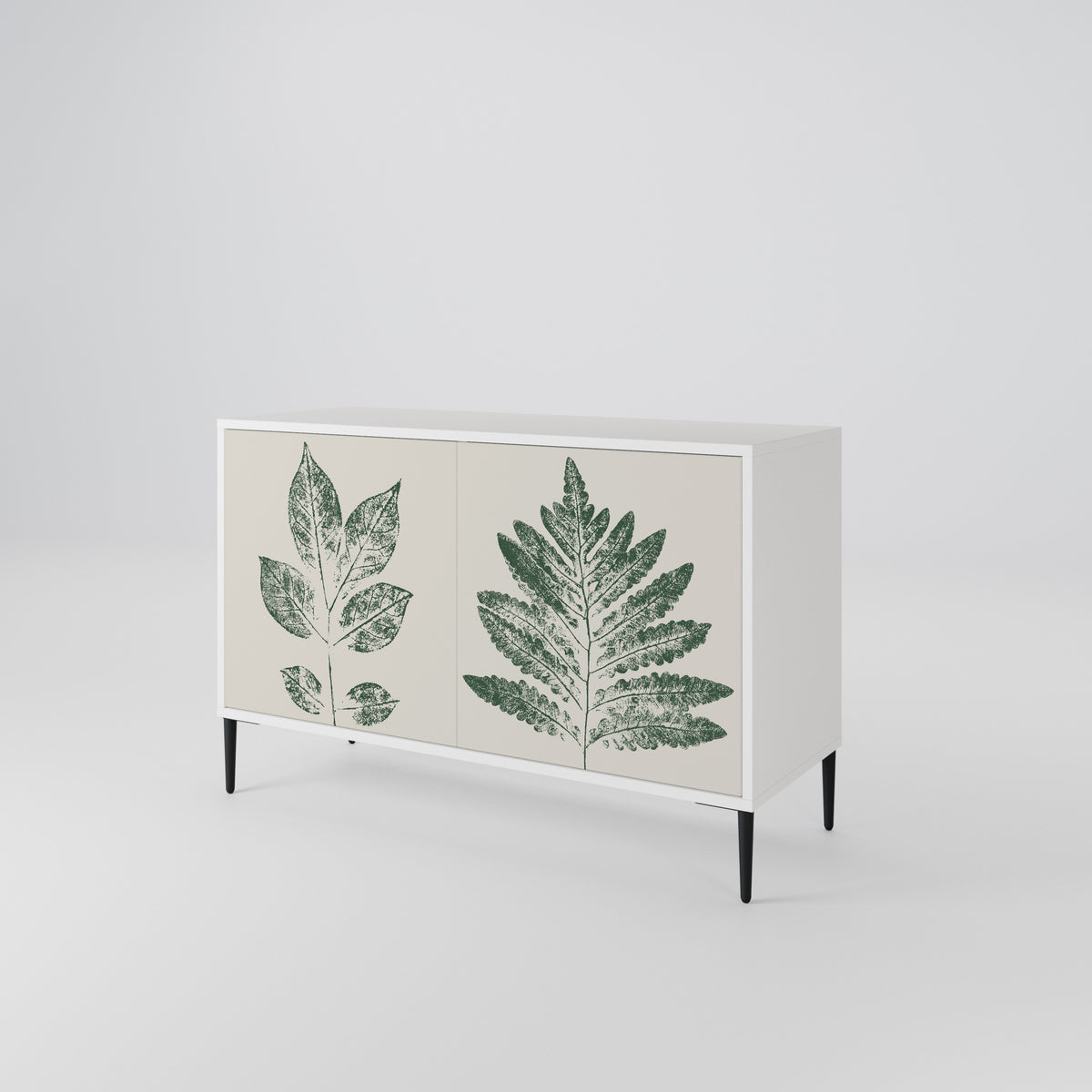 GREEN LEAFY STAMPS Aparador de 2 Portas