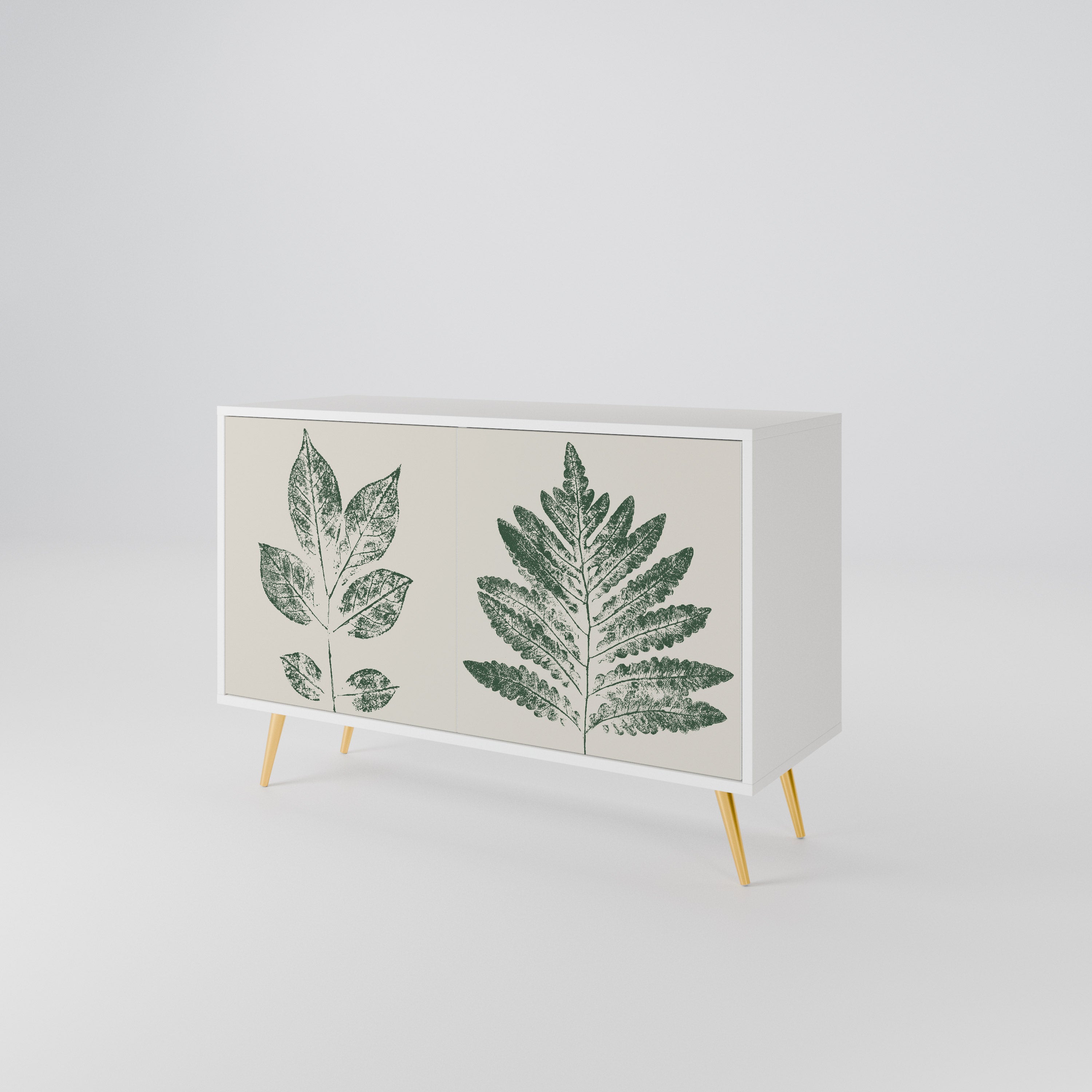 GREEN LEAFY STAMPS 2-Door Sideboard
