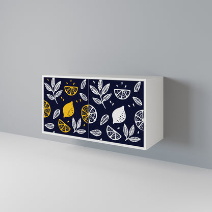 CITRUS BLACK AND WHITE Aparador de 2 Portas