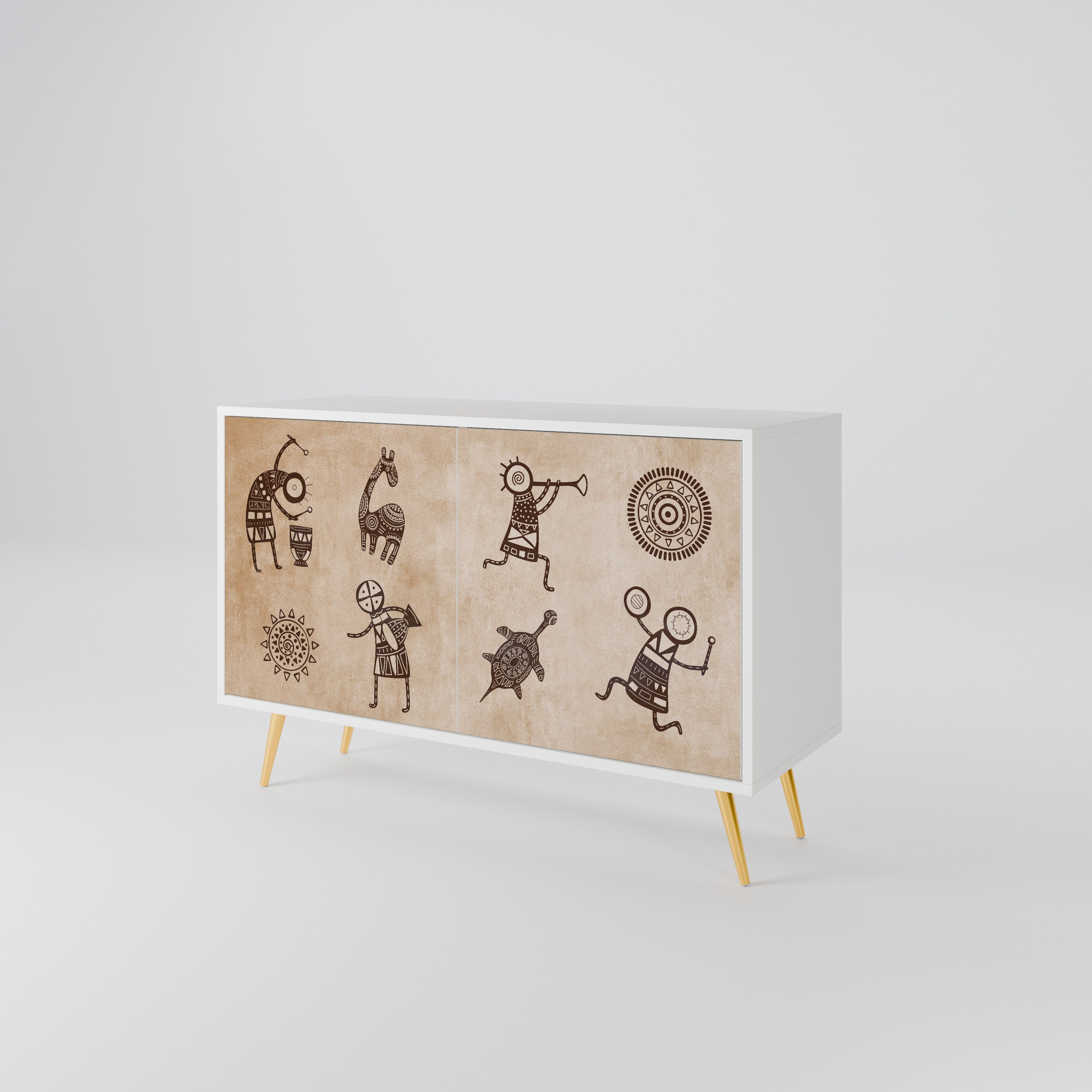 AFRICAN STYLE 2-Door Sideboard