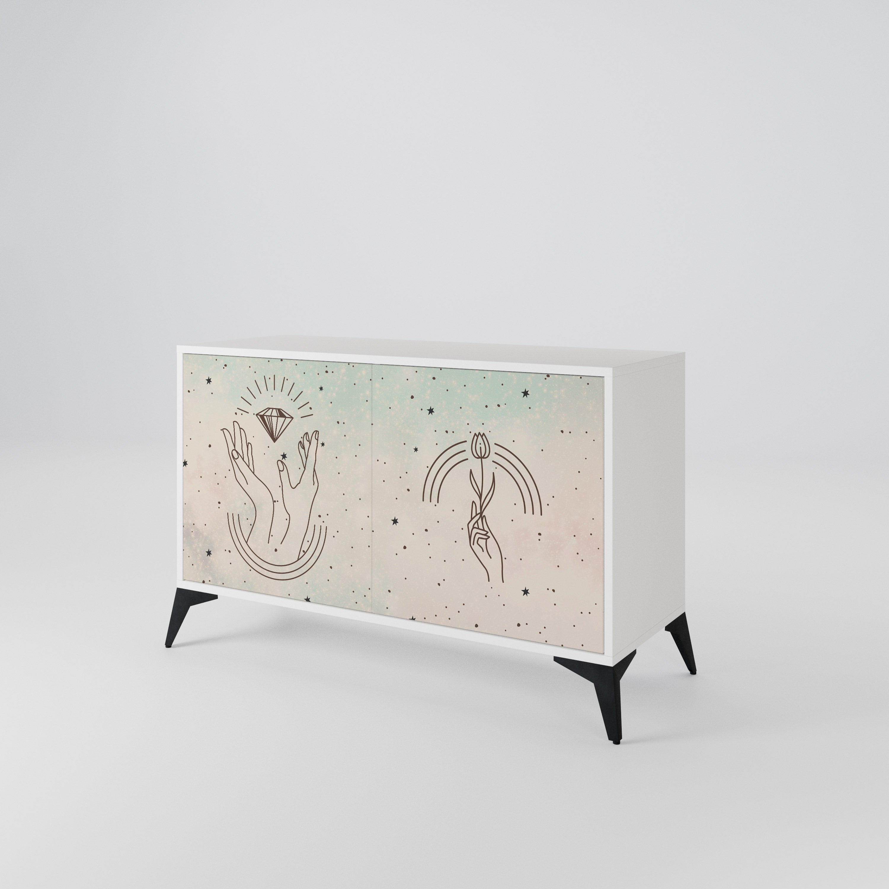 DELICATE BEAUTY 2-Door Sideboard