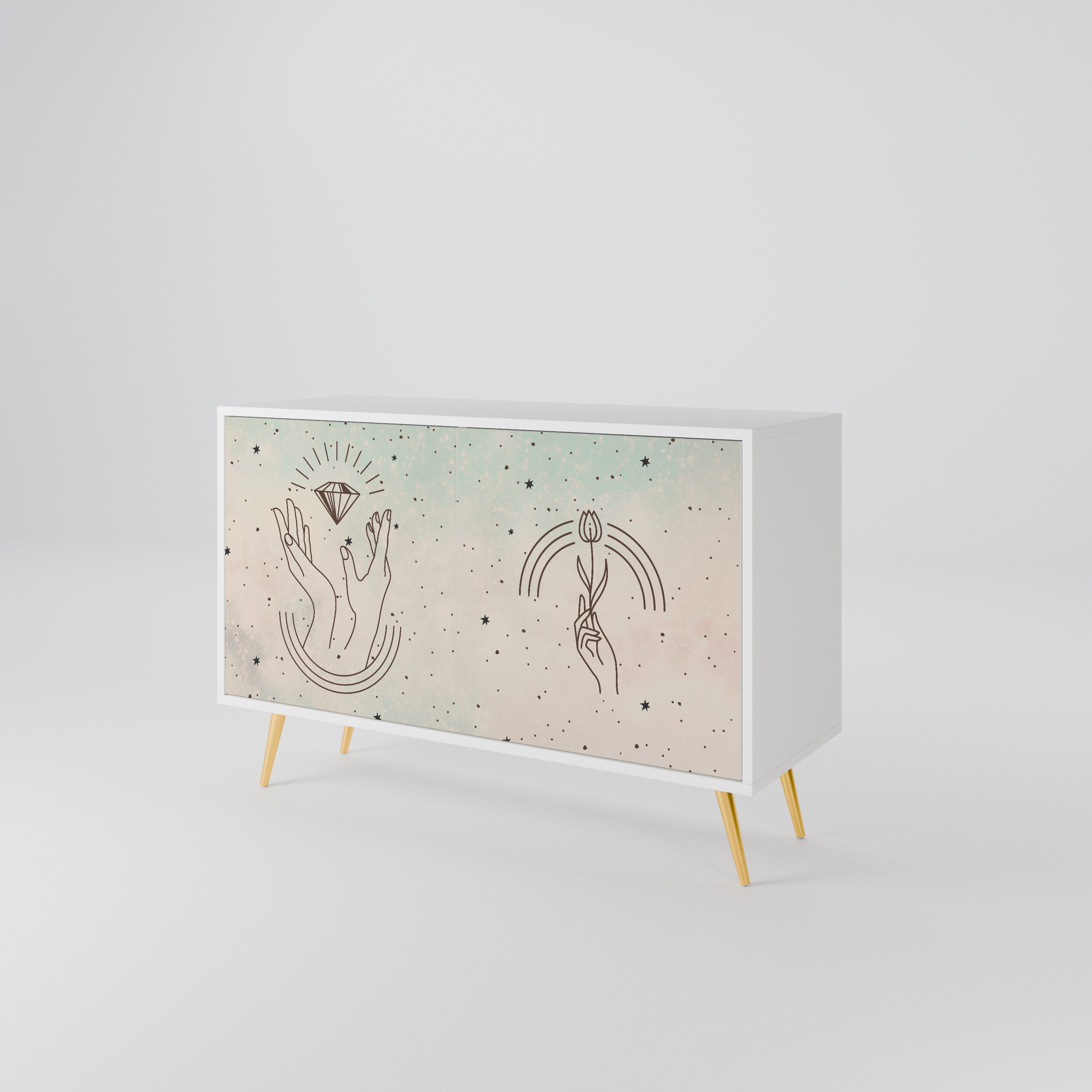 DELICATE BEAUTY 2-Door Sideboard