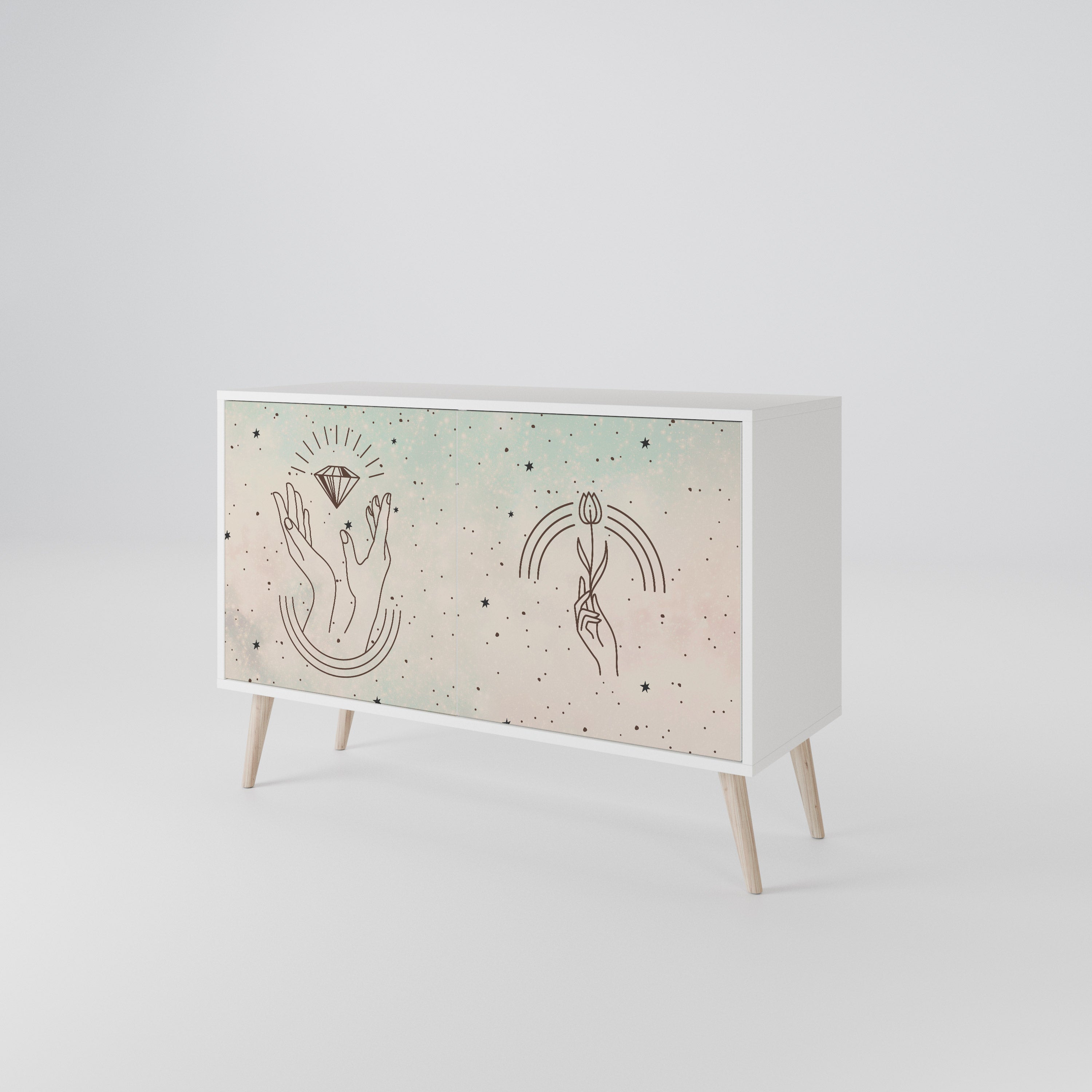 DELICATE BEAUTY 2-Door Sideboard