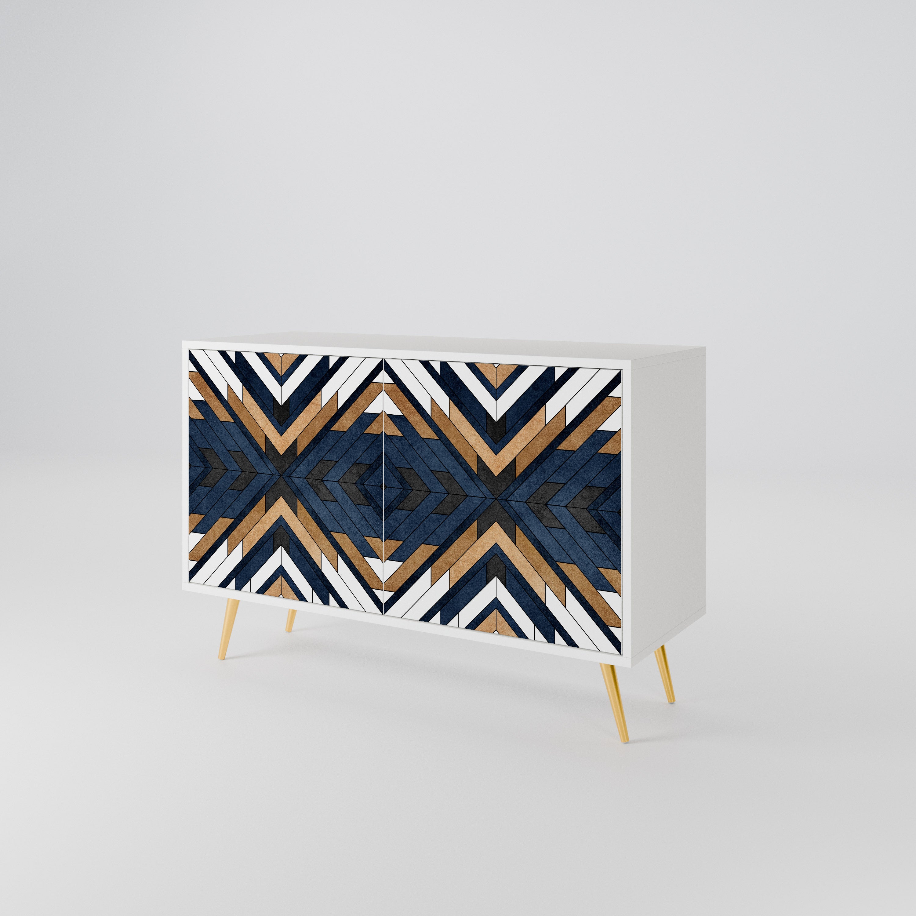 ARTFUL GEOMETRY 2-Door Sideboard