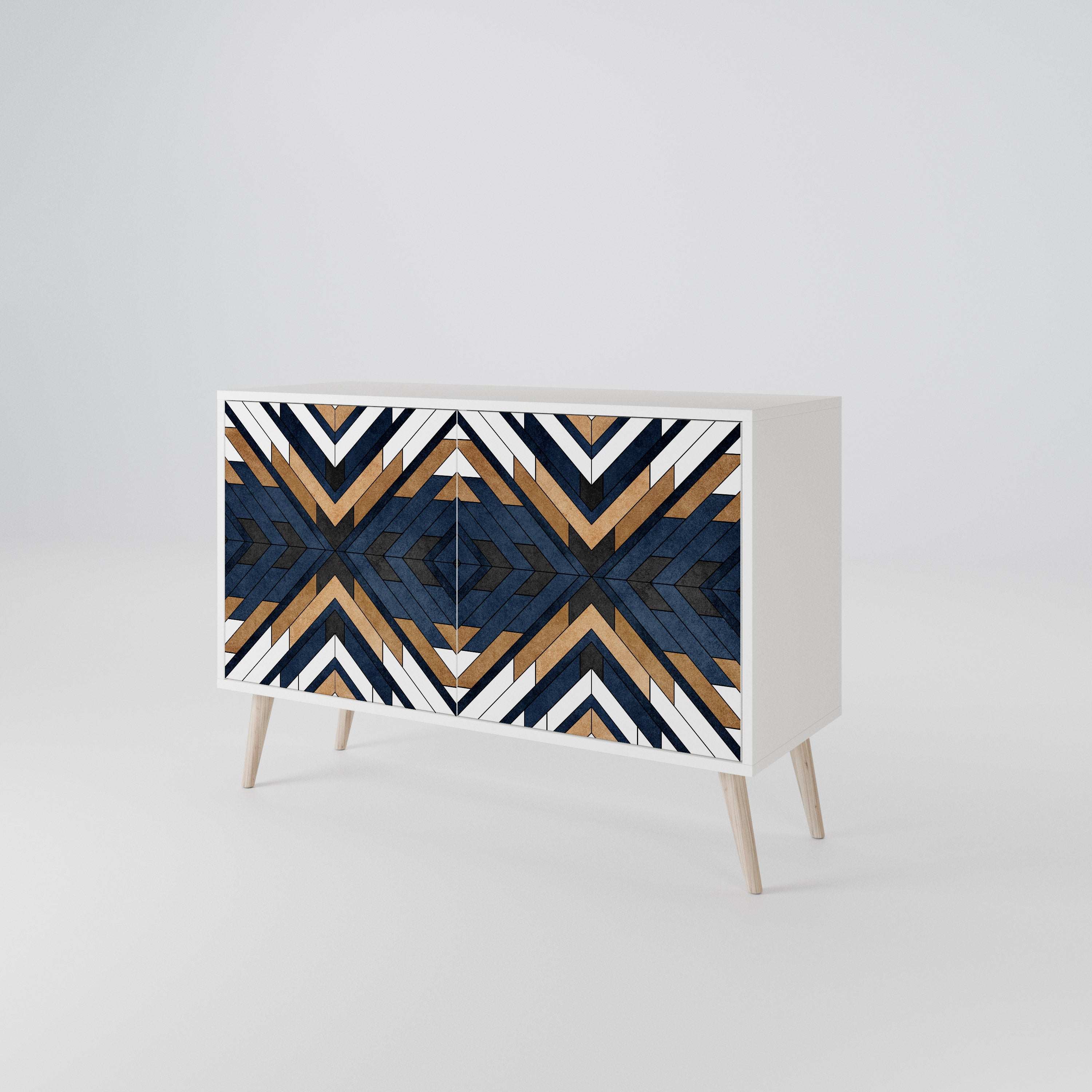 ARTFUL GEOMETRY 2-Door Sideboard