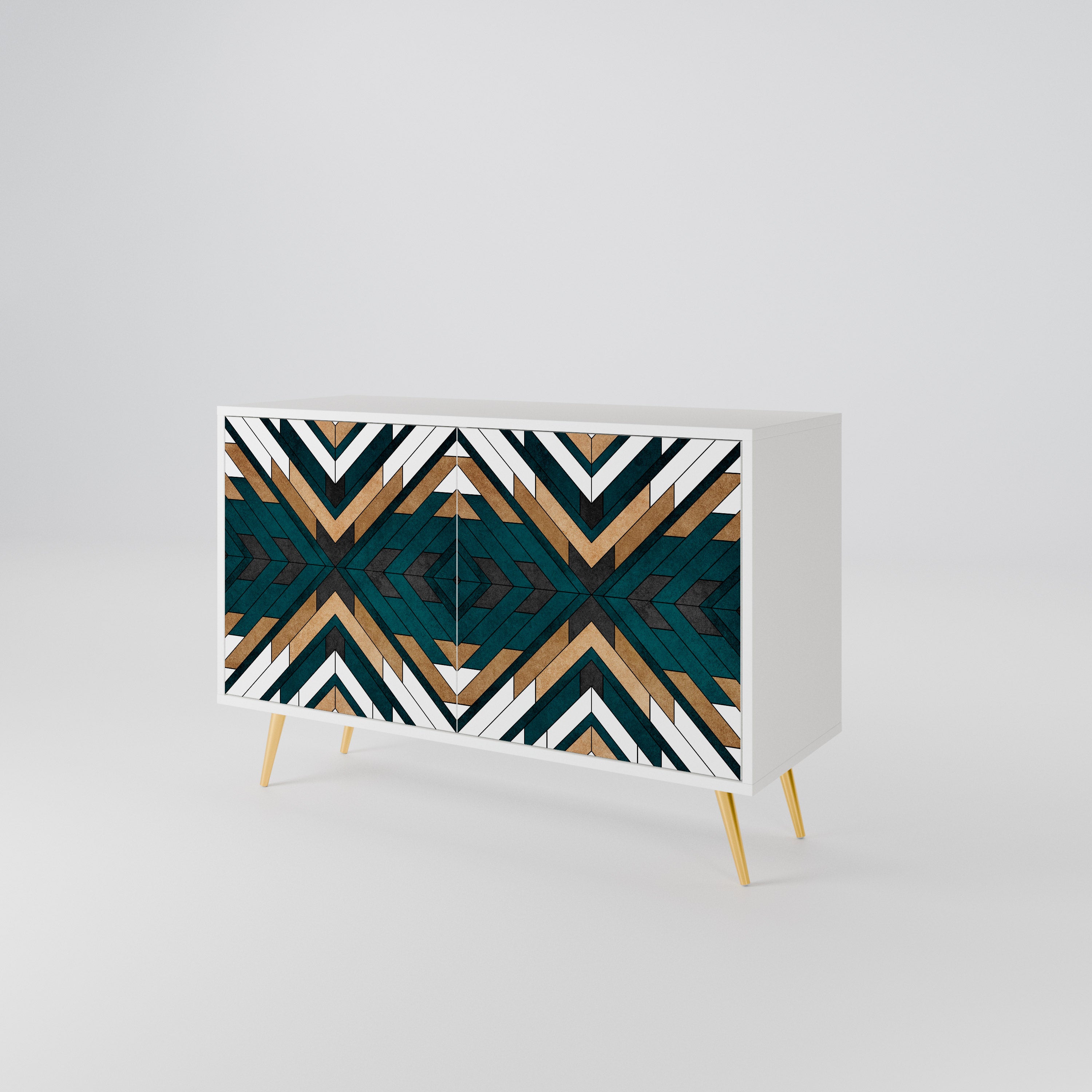 ARTISTIC GEOMETRY 2-Door Sideboard