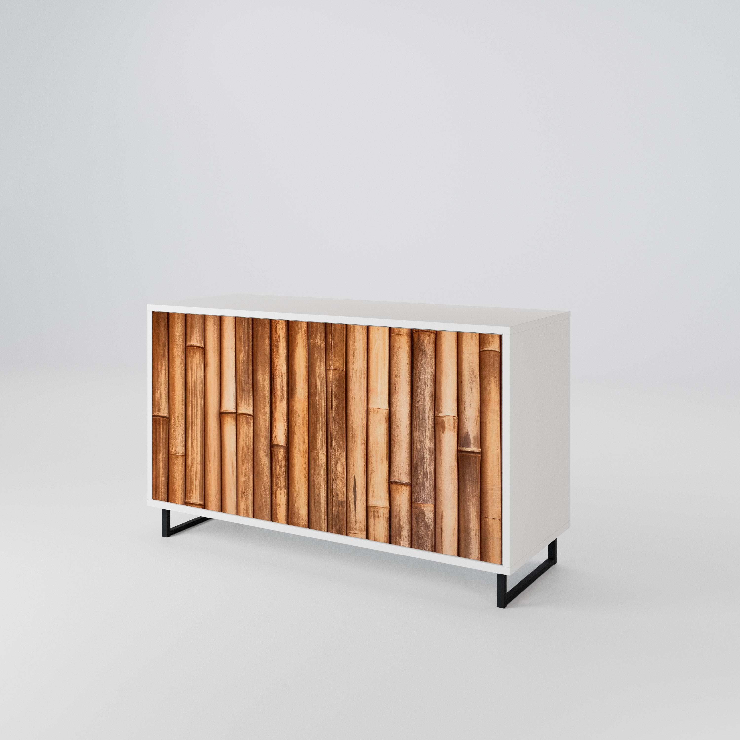 NATURAL WOOD 2-Door Sideboard