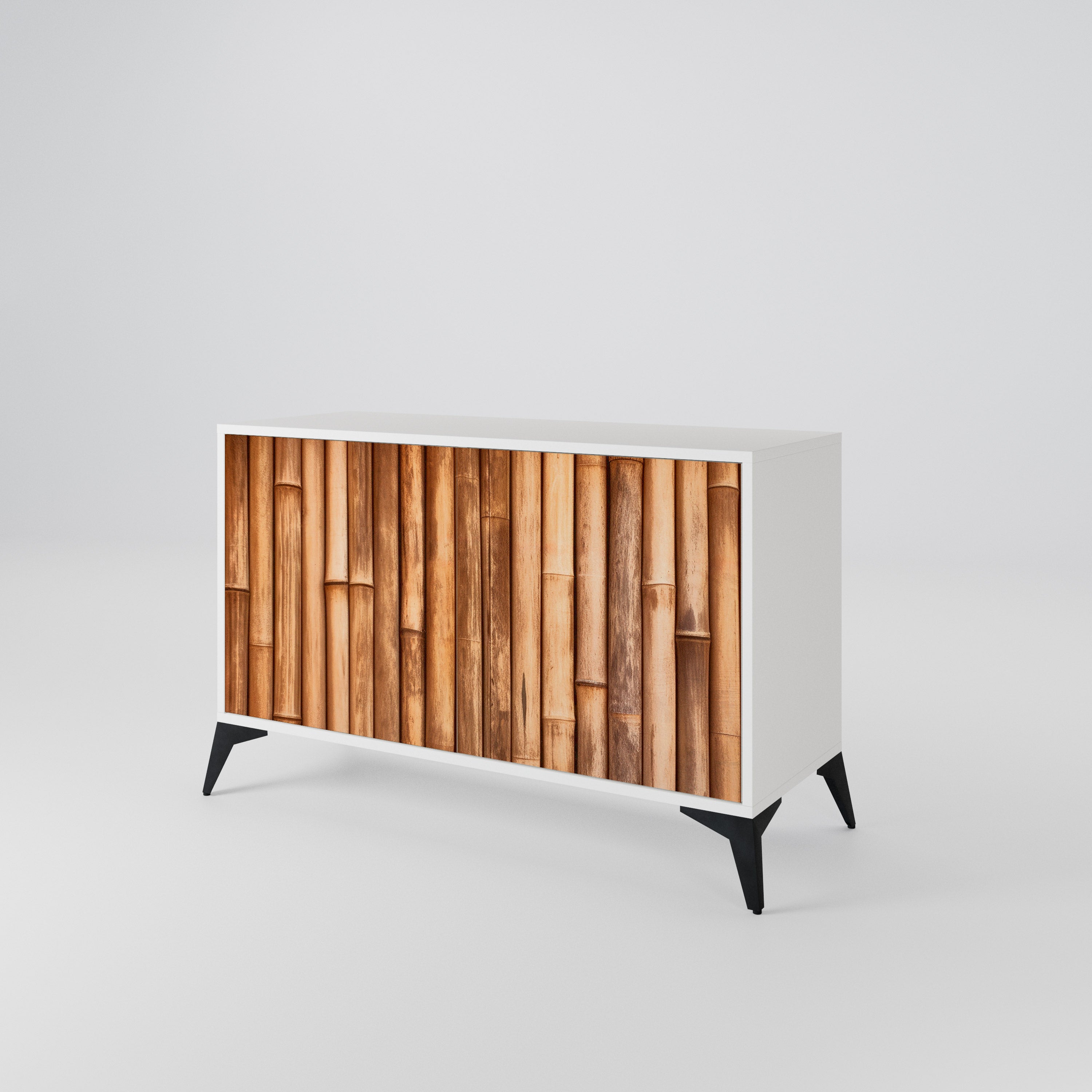 NATURAL WOOD 2-Door Sideboard