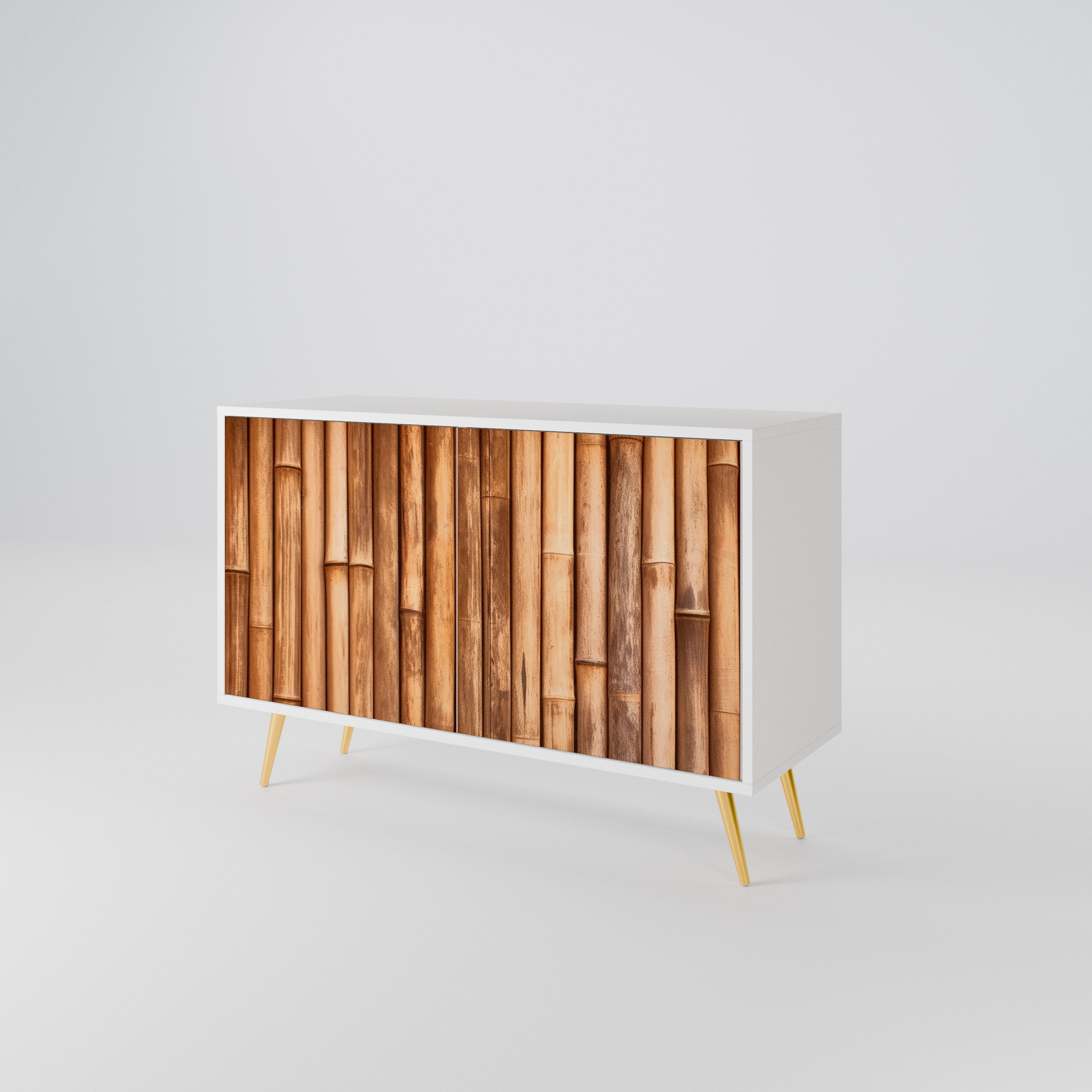 NATURAL WOOD 2-Door Sideboard