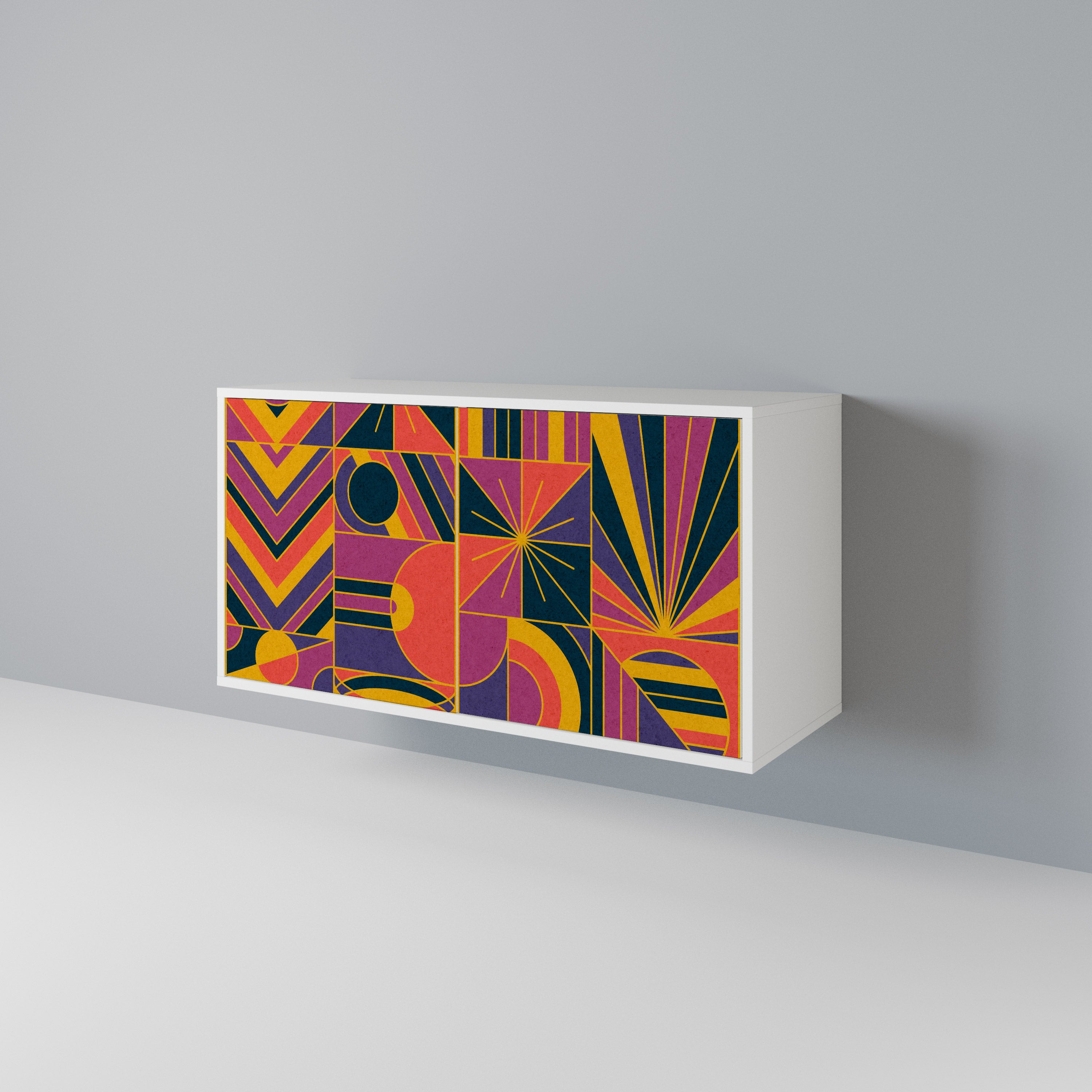 ELECTRIC PATTERNS 2-Door Sideboard