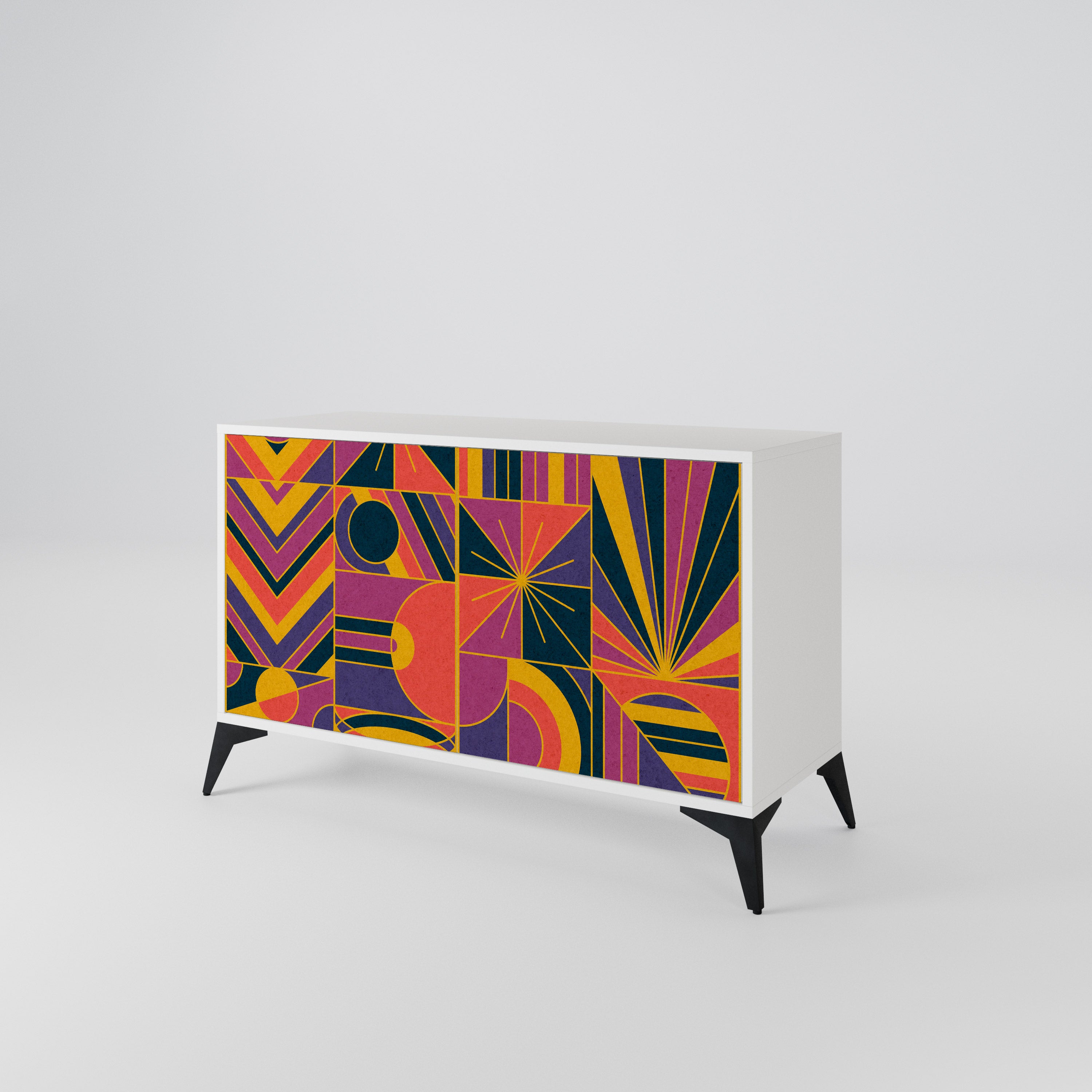 ELECTRIC PATTERNS 2-Door Sideboard