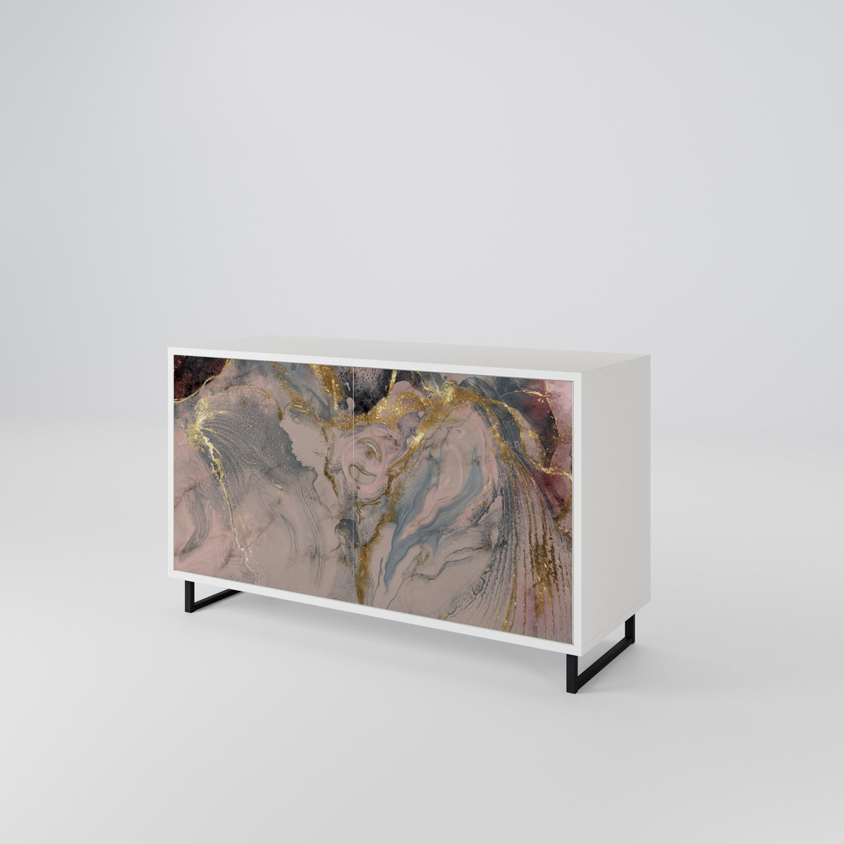 GILDED SWIRLS Aparador de 2 Portas