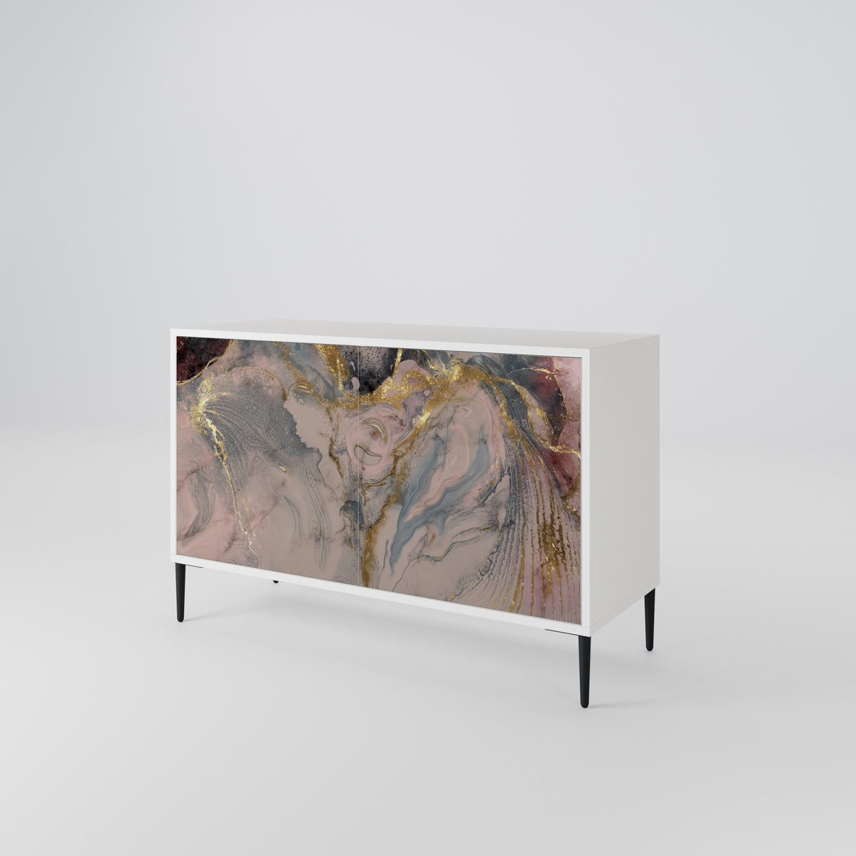 GILDED SWIRLS Aparador de 2 Portas
