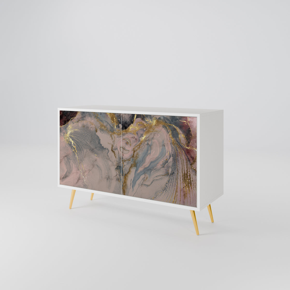GILDED SWIRLS Aparador de 2 Portas