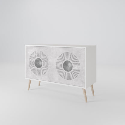 SOLID CIRCLES Aparador de 2 Portas