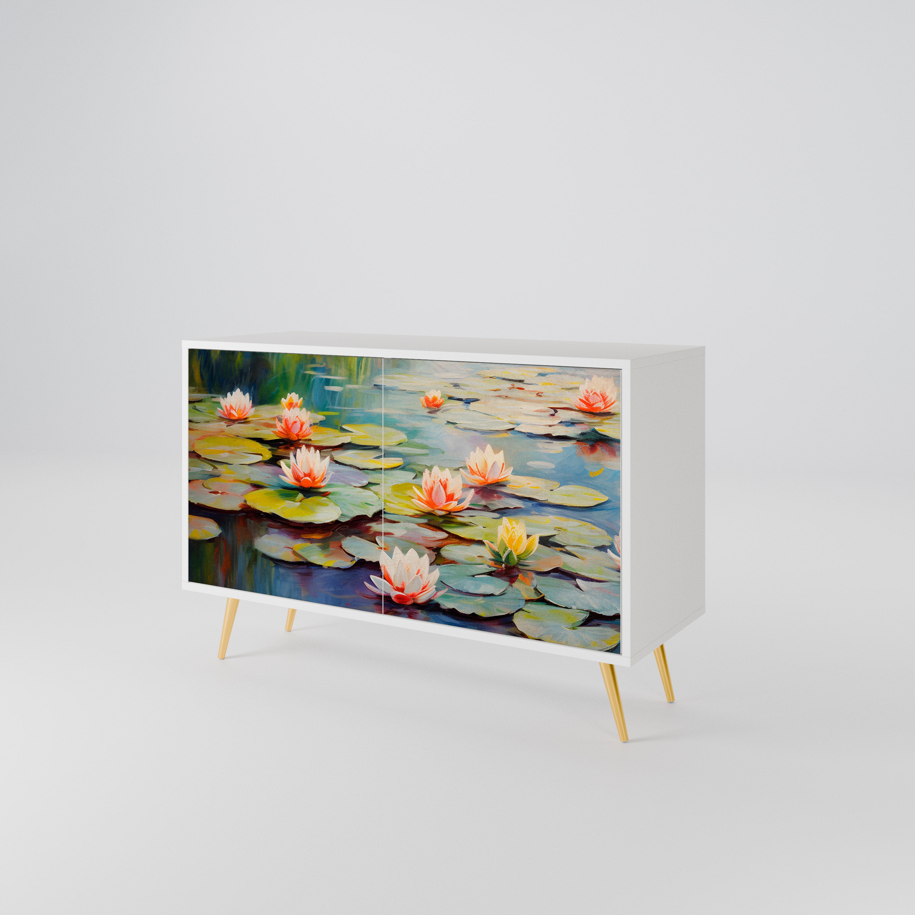 BLOOMING WATERS 2-Door Sideboard