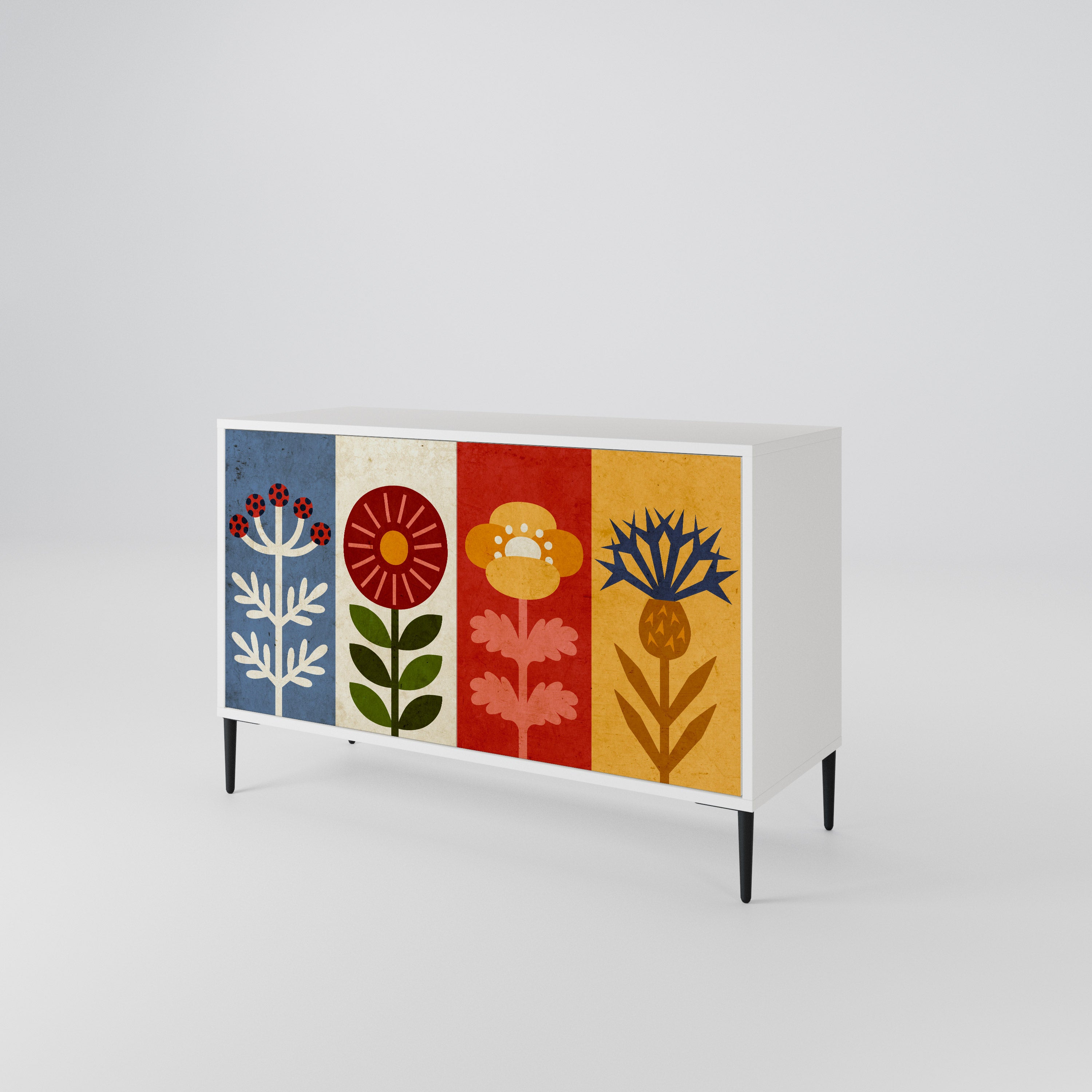 SCANDIC FLOWERET Aparador de 2 Portas