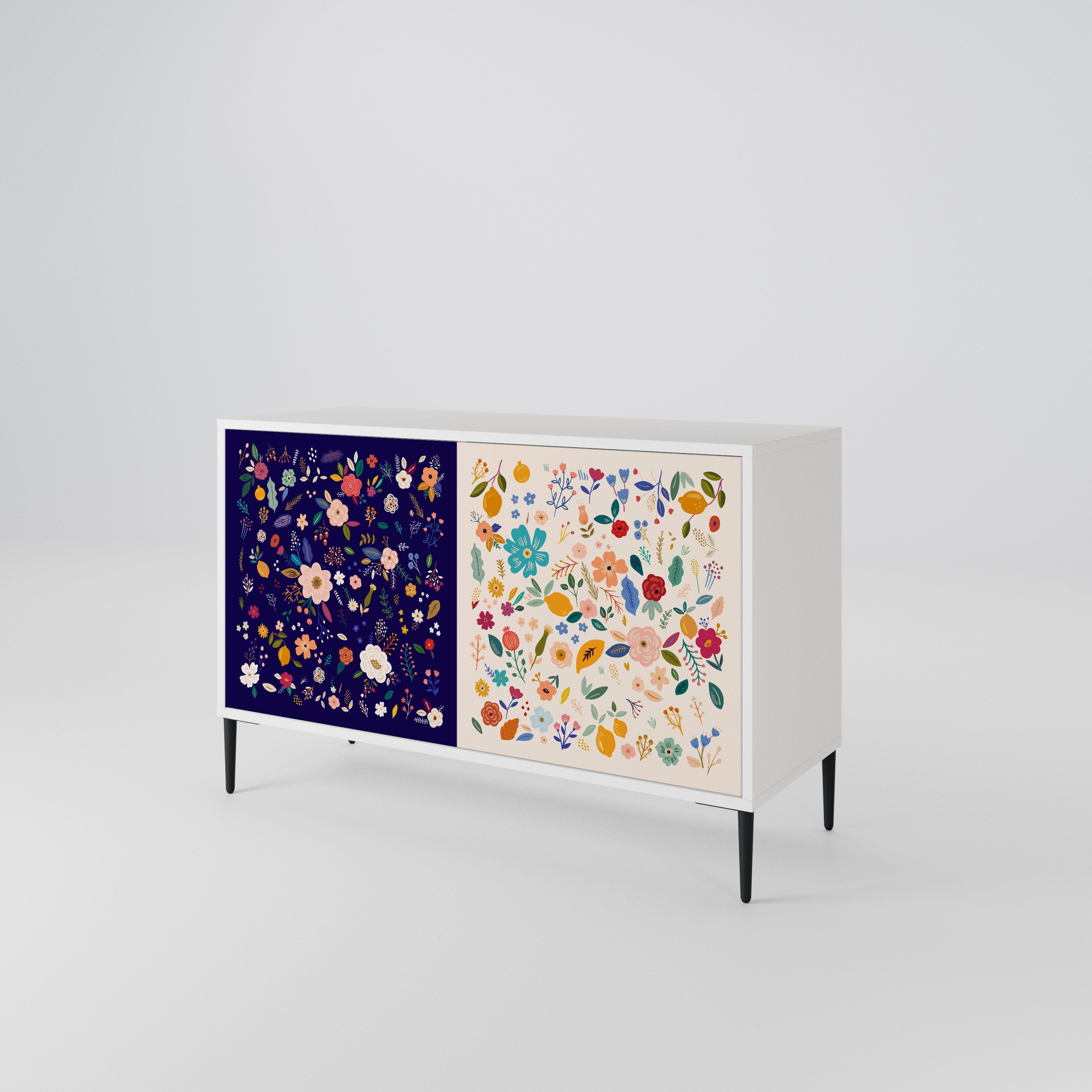 FLORAL COMBINATION 2-Door Sideboard