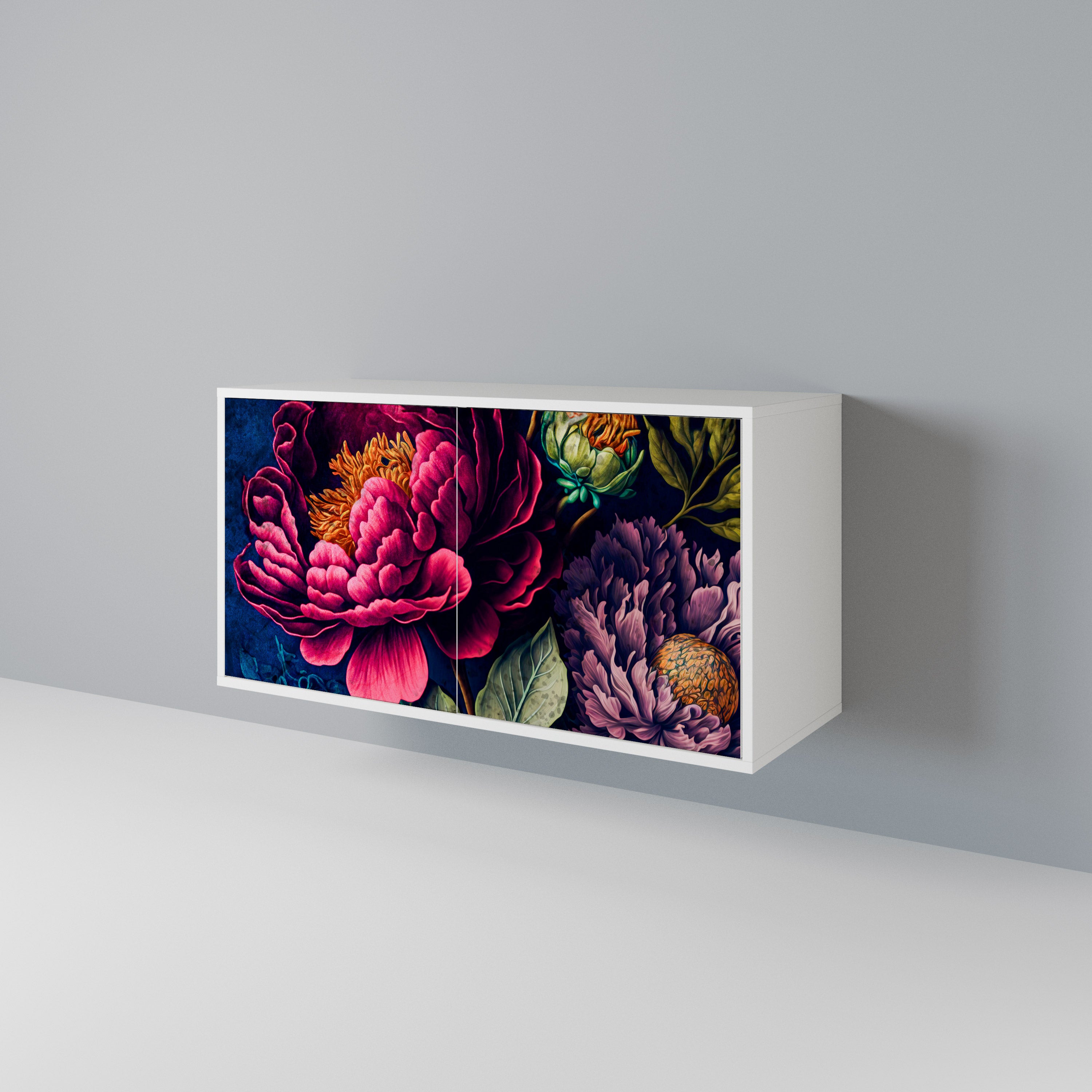 BLOOMING ELEGANCE Aparador de 2 Portas