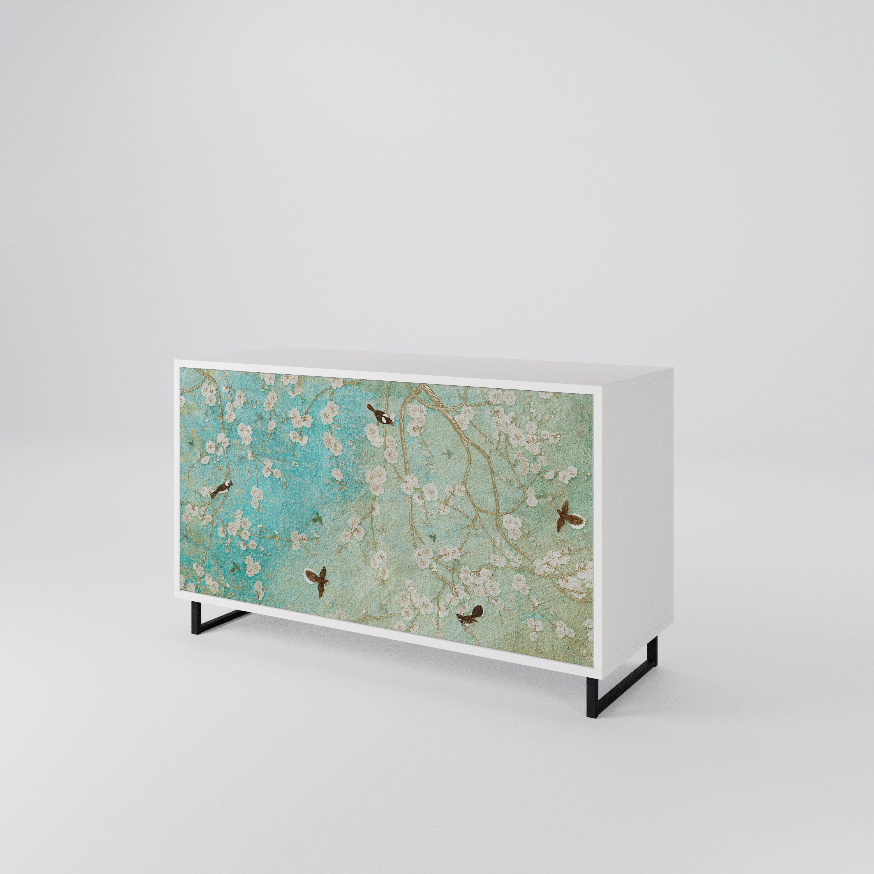 BLOOMING CHARM 2-Door Sideboard