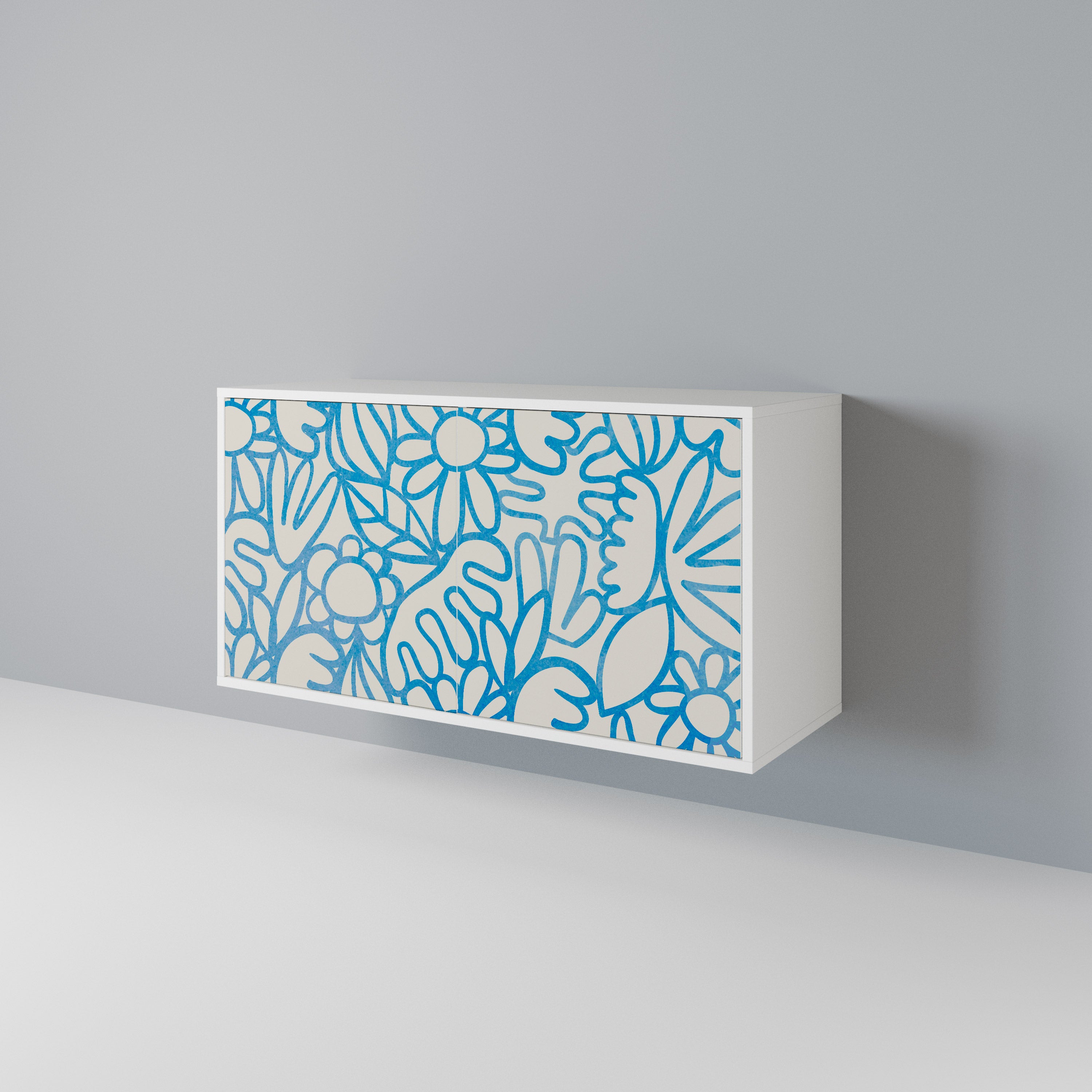 BLOOMY MORNING 2-Door Sideboard