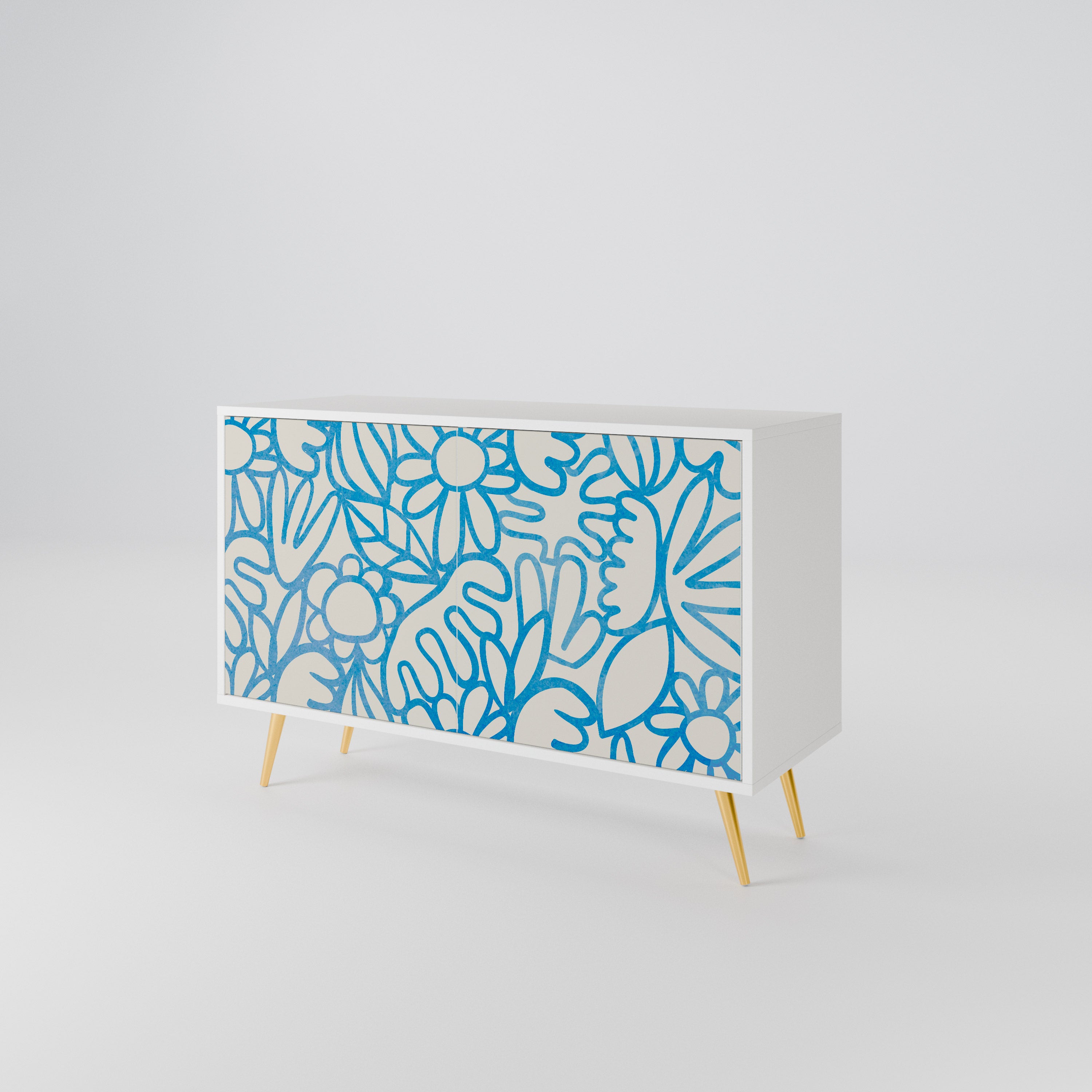BLOOMY MORNING 2-Door Sideboard