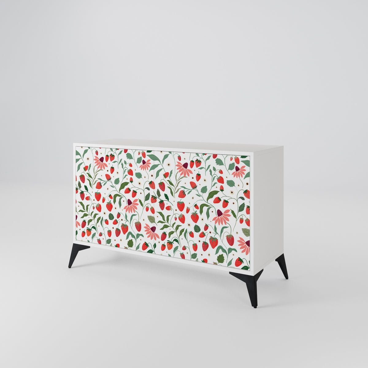 FLOWERS AND STRAWBERRIES 2-Door Sideboard