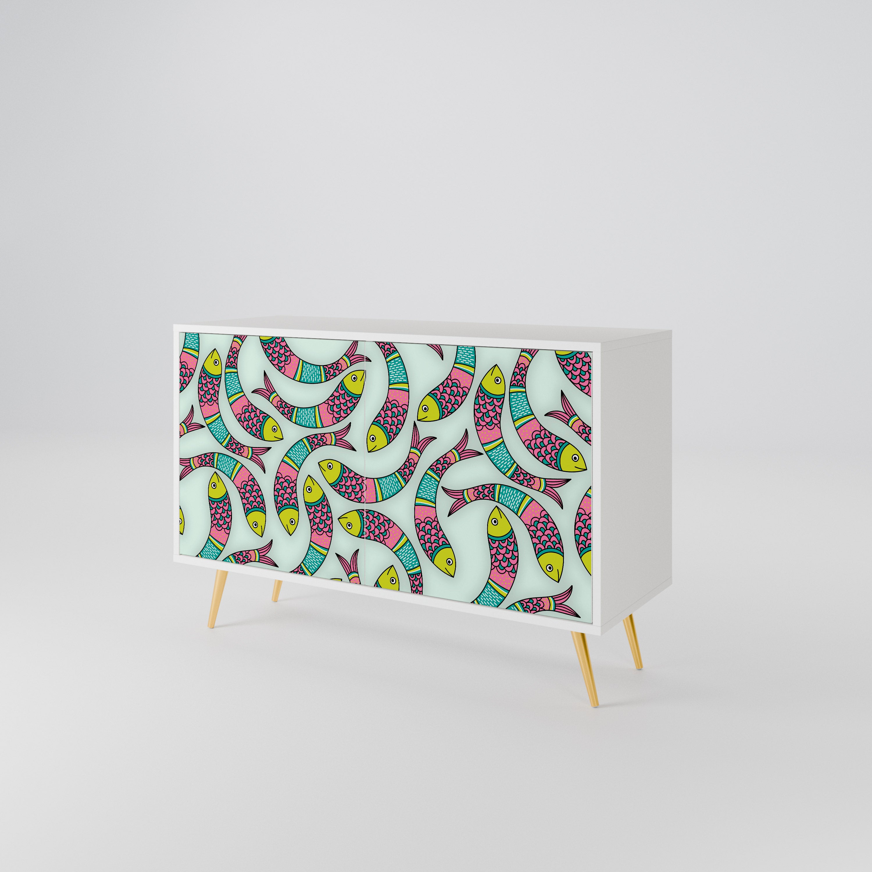 INDIAN FISH 2-Door Sideboard