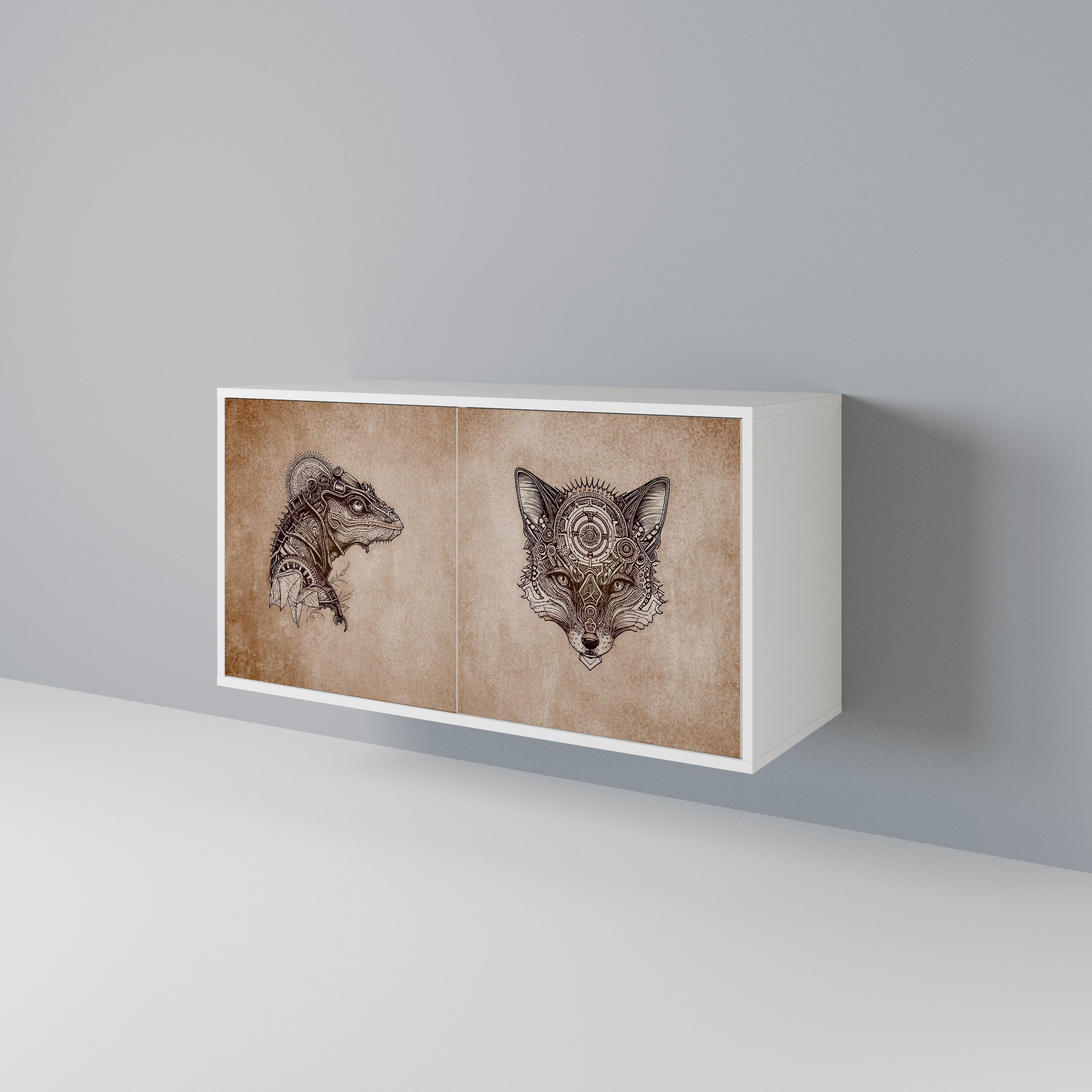 STEAMPUNK CLAN 2-Door Sideboard
