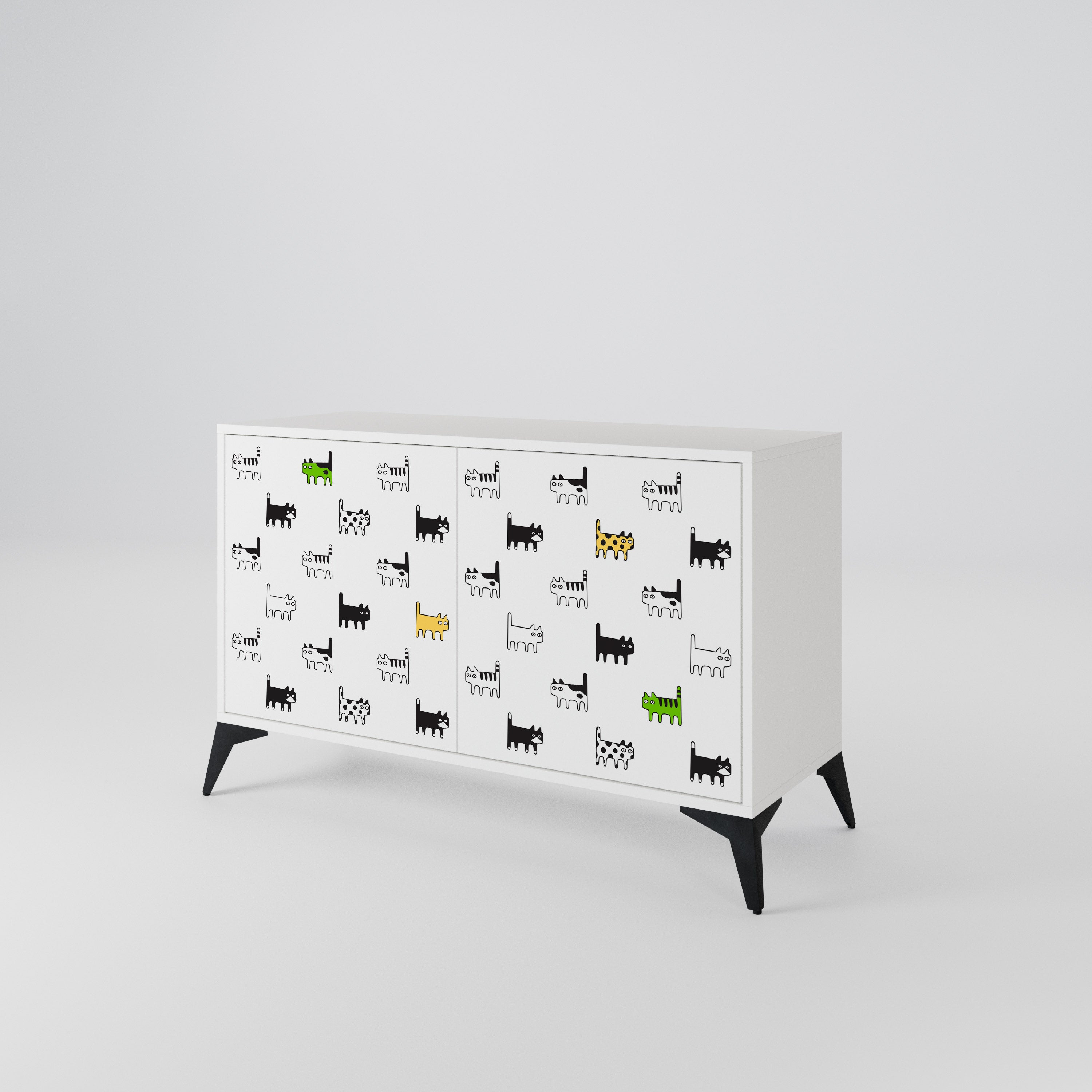 CATS COMPILATION 2-Door Sideboard