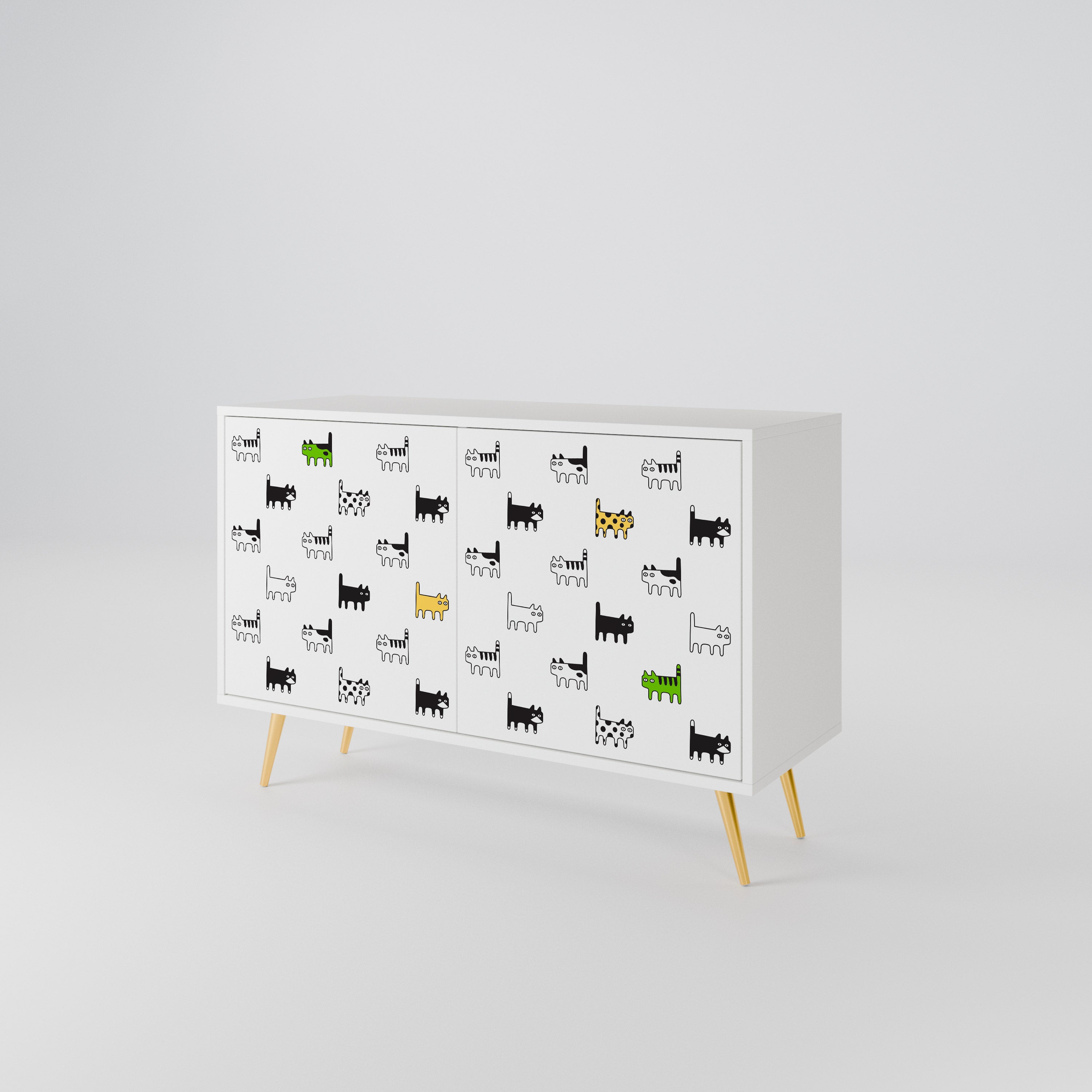 CATS COMPILATION 2-Door Sideboard