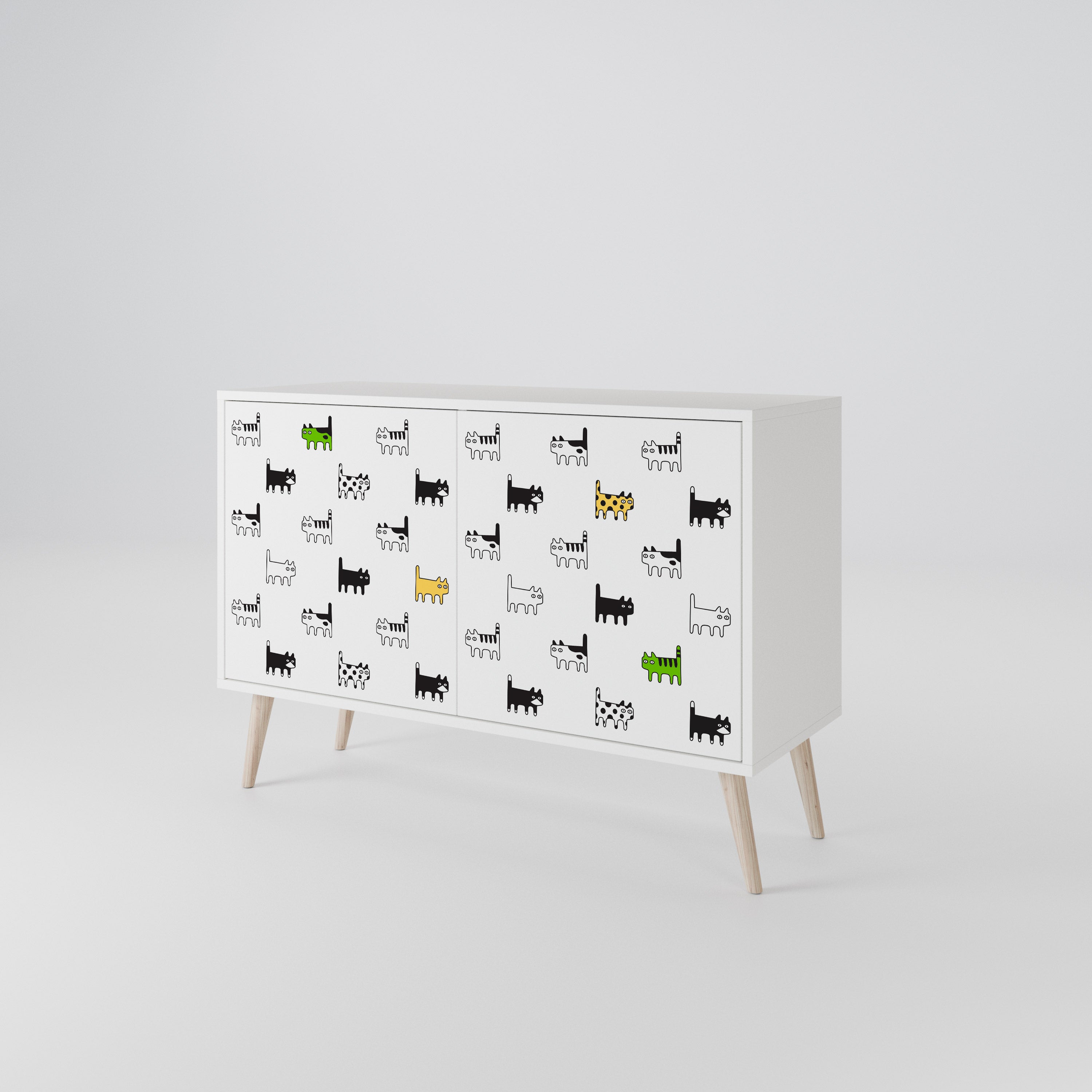 CATS COMPILATION 2-Door Sideboard