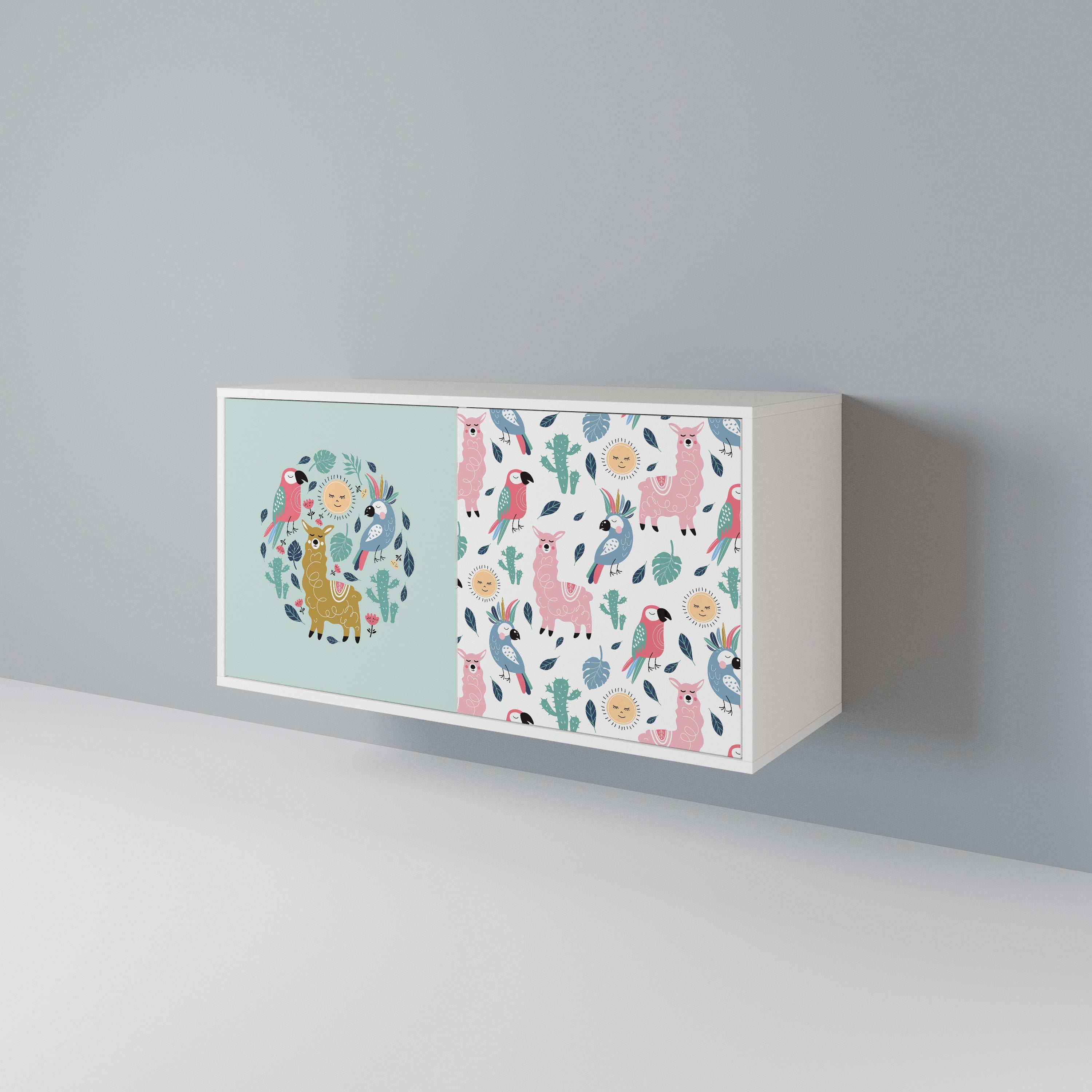 COLORFUL ALPACAS 2-Door Sideboard