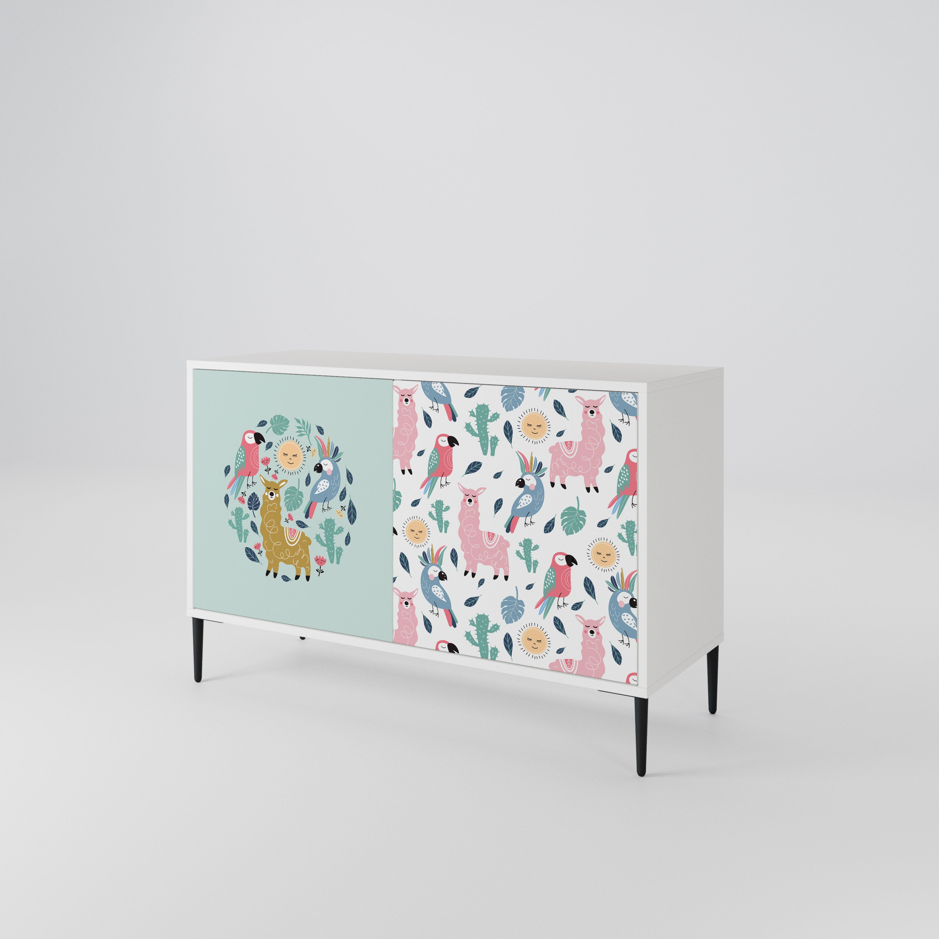 COLORFUL ALPACAS 2-Door Sideboard